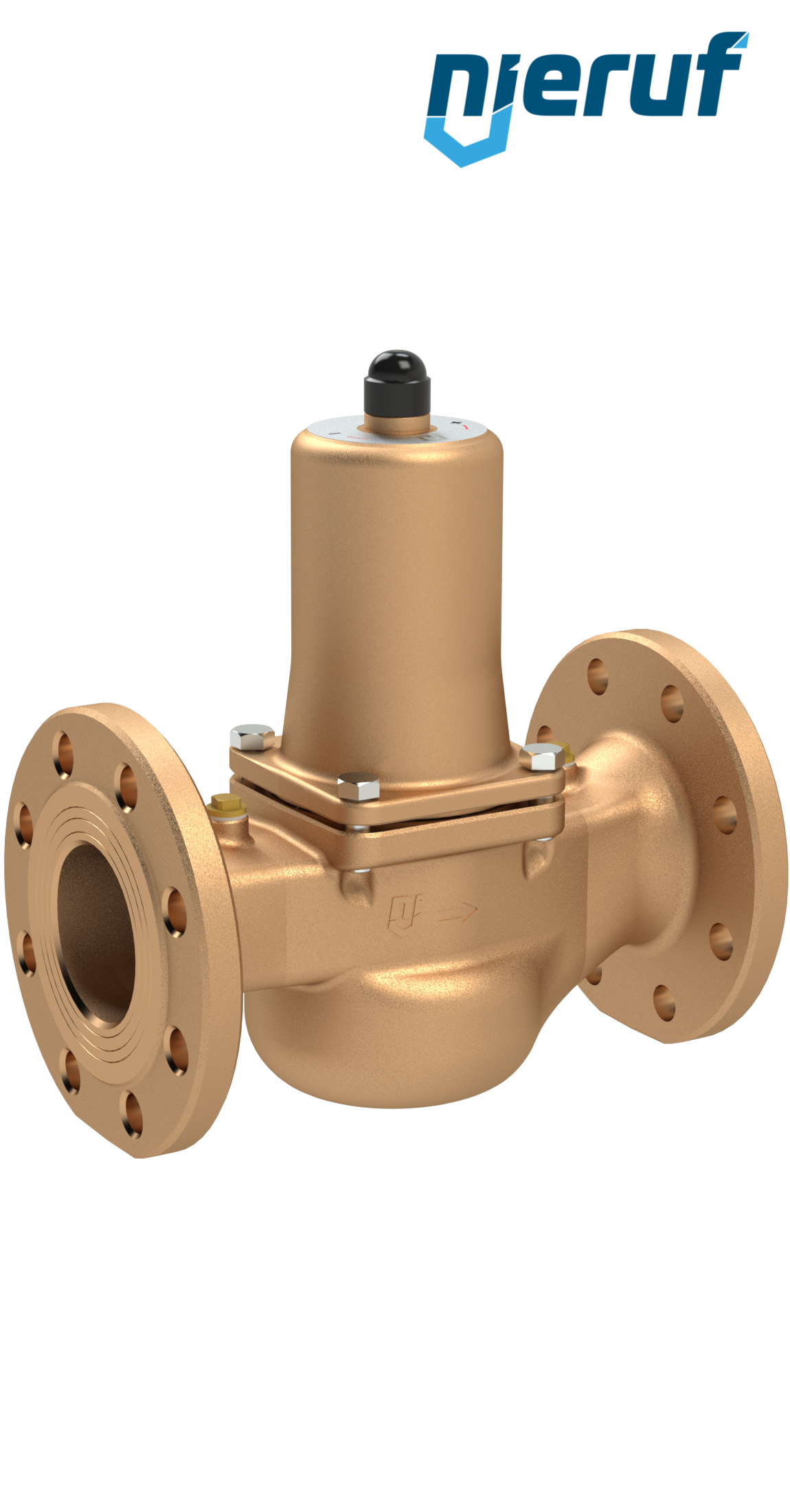 Flange-pressure reducing valve DN 65 PN16 DM05 gunmetal/brass EPDM 1.0 - 8.0 bar