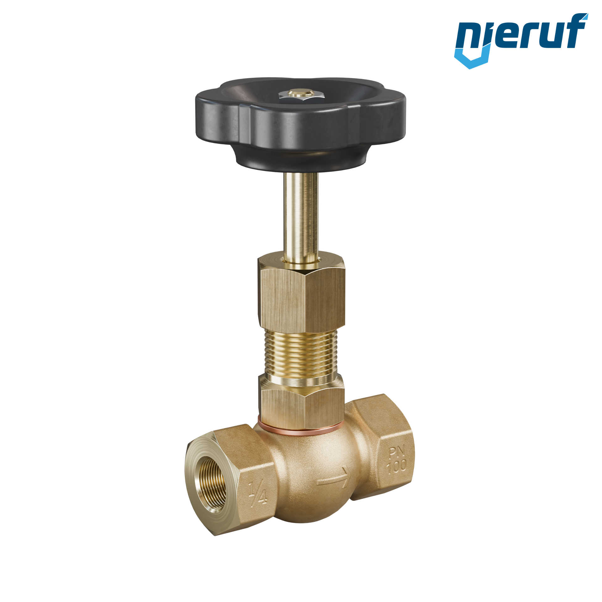 needle valve  1/4" inch NV02 brass
