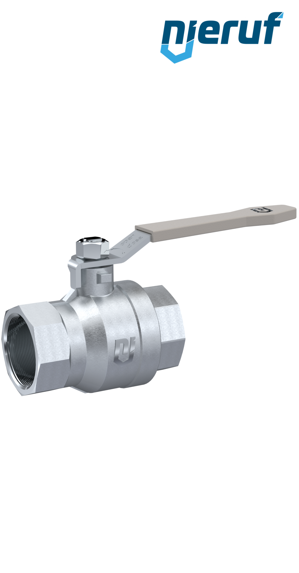 ball valve made of brass DN32 - 1 1/4" inch GK02 gas & water DVGW