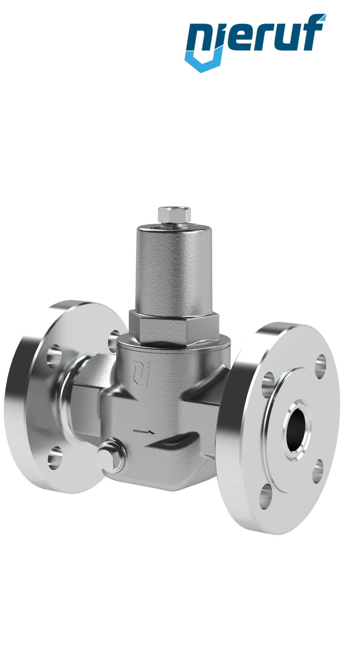 steam pressure reducing valve DN25 type DM22 stainless steel PTFE / EPDM / FEPM 2.0 - 5.0 bar