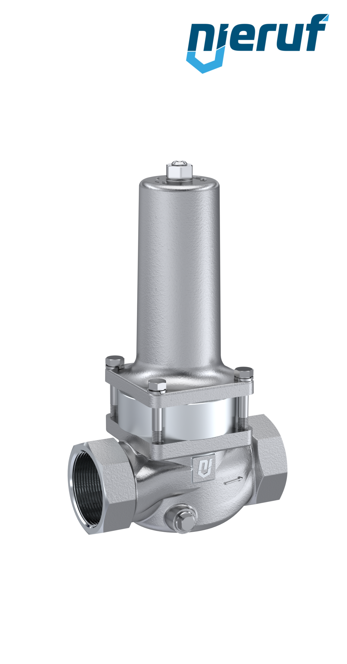 Piston-pressure reducing valve 2" Inch DM10 stainless steel FPM / FKM 2.0 - 20.0 bar