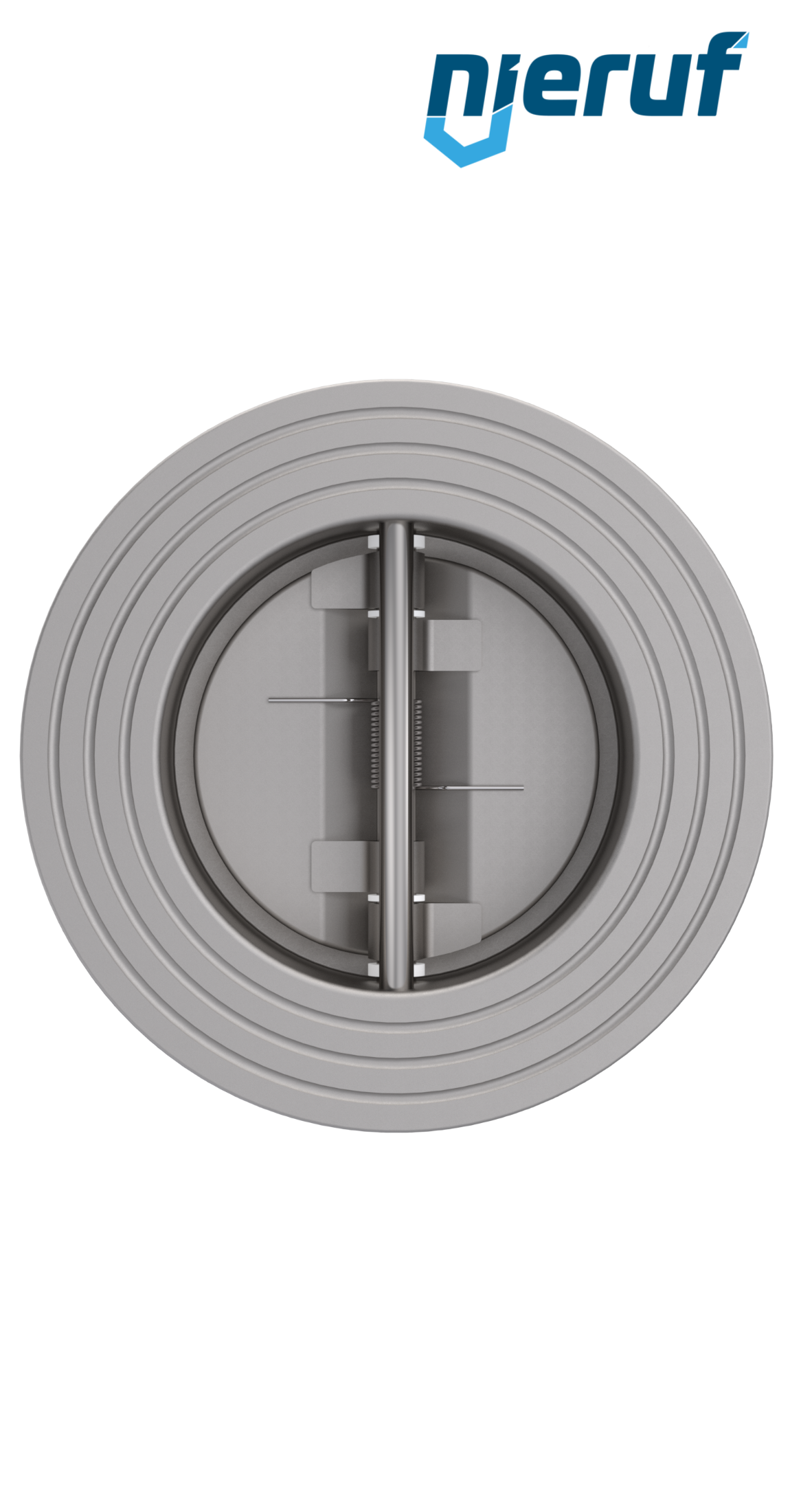 dual plate check valve DN65 DR03 stainless steel 1.4408 NBR