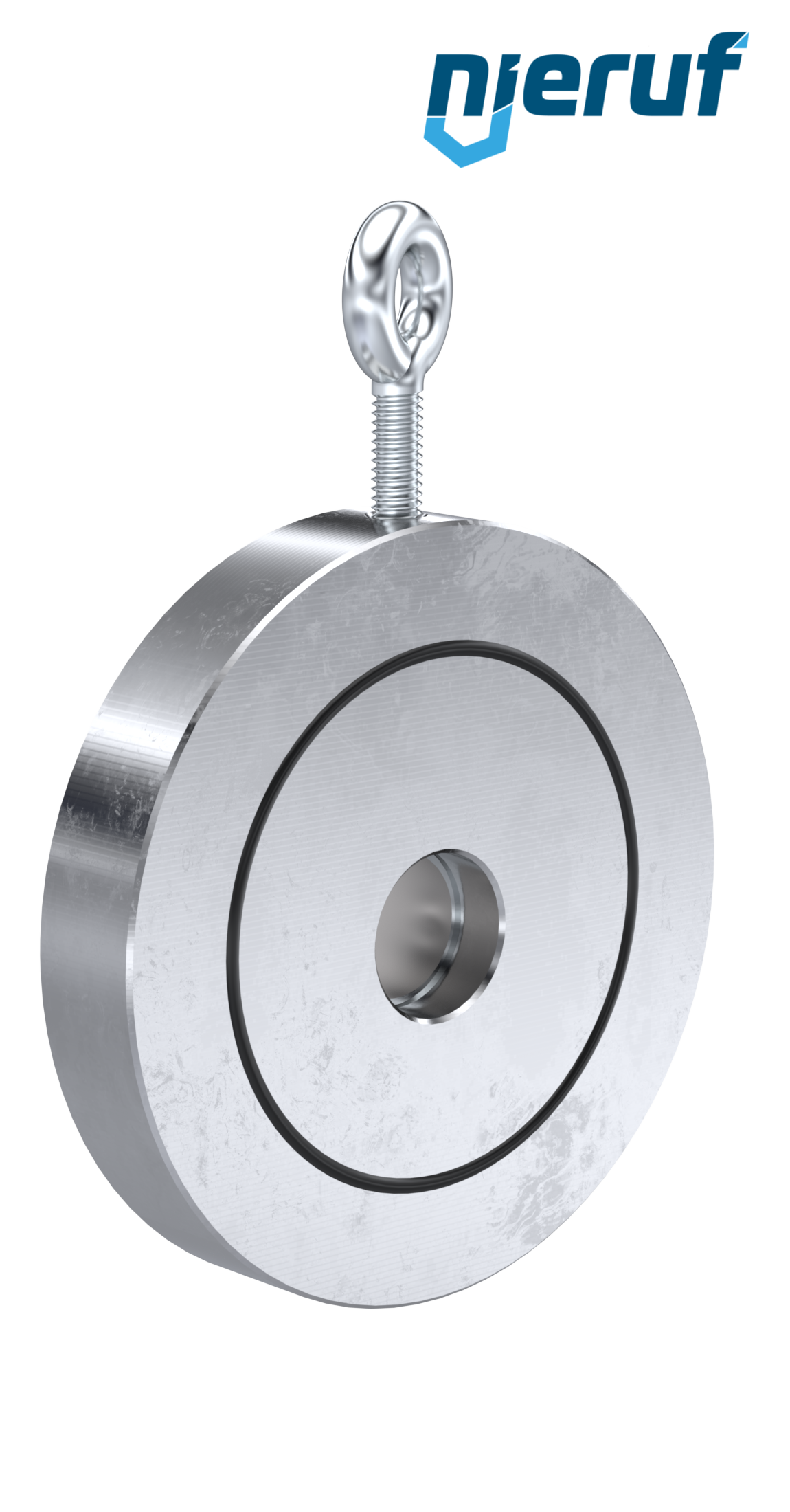 swing check valve DN32 ZR01 steel 1.0460 / A 105, zinc plated NBR