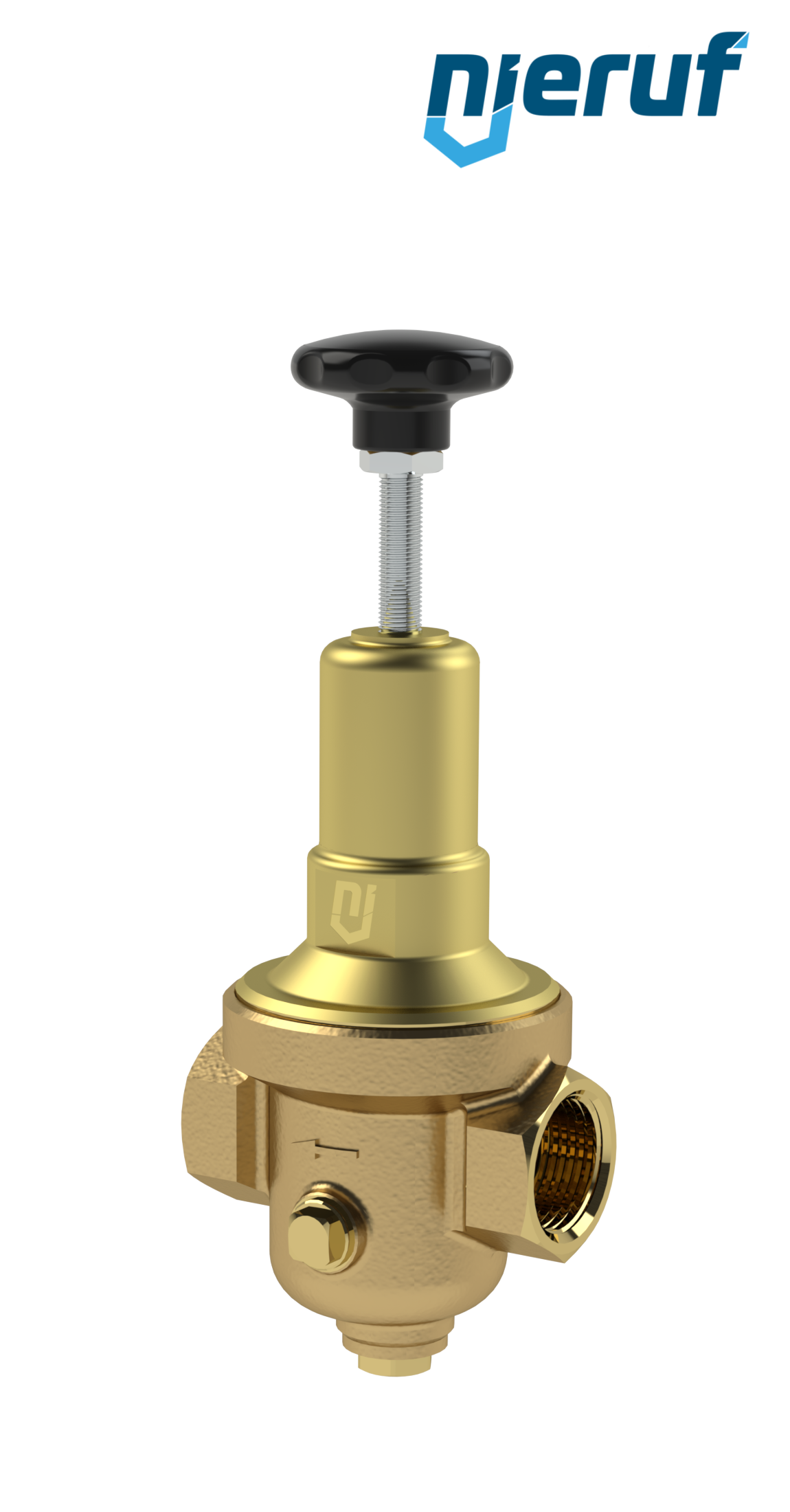 pressure reducing valve 3/8" inch DM17 female thread gunmetal NBR 1.5 - 8.0 bar