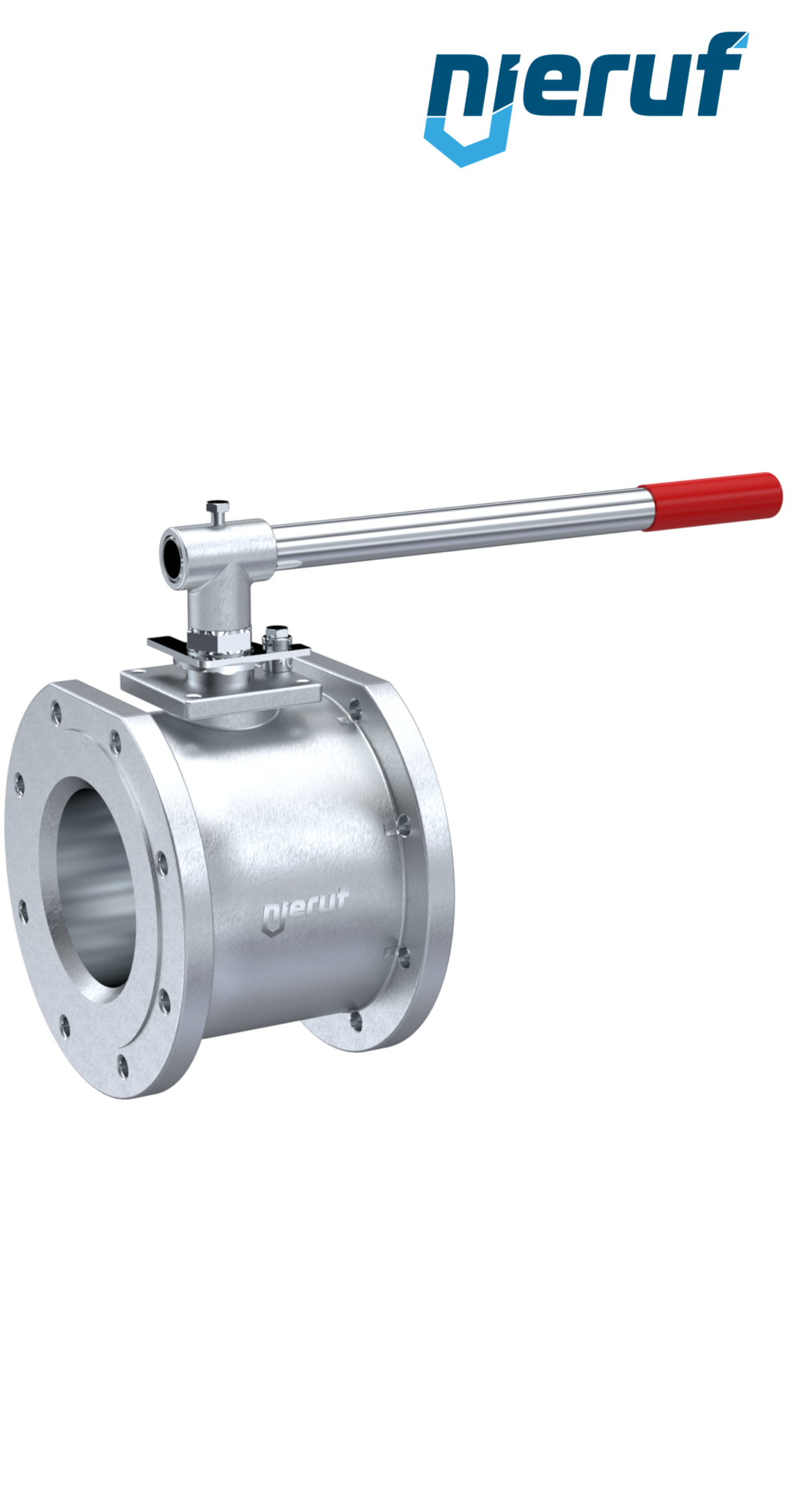 Compact ball valve stainless steel DN100 PN16 FK11