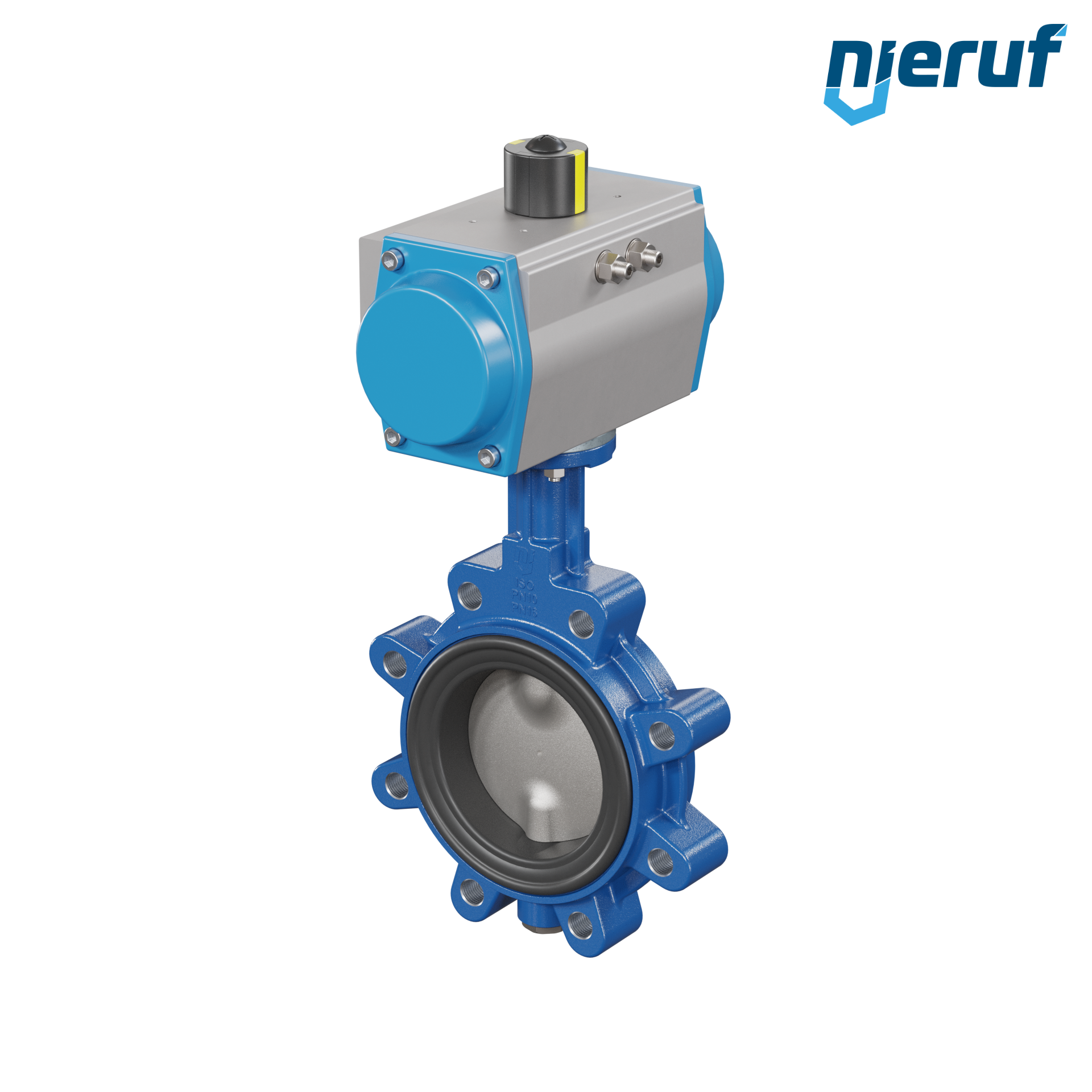 Butterfly valve DN 100 AK02 EPDM high temperature & FDA pneumatic actuator double acting