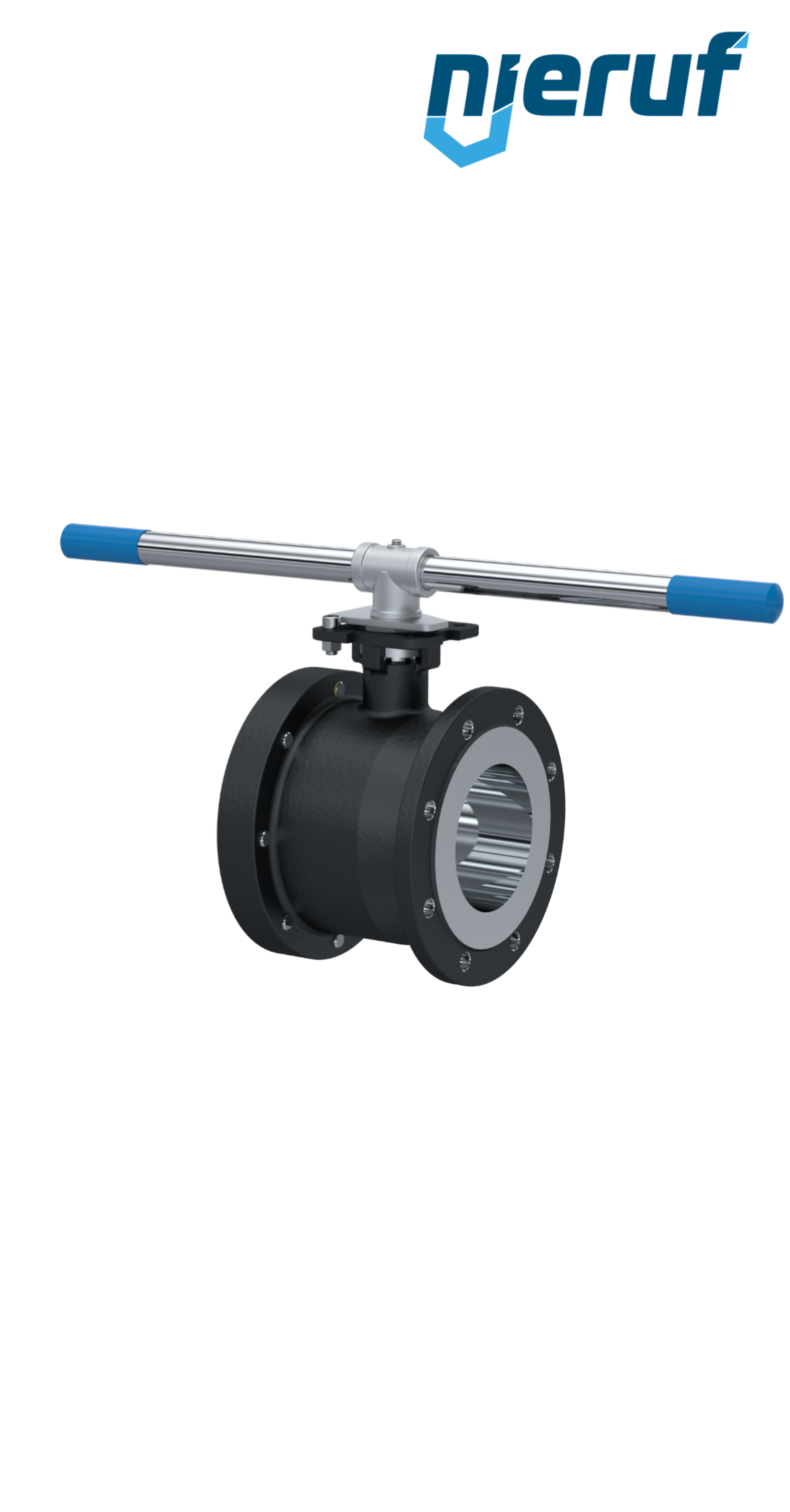 Compact ball valve DN100 PN16 FK03 carbon steel 1.0619 ball stainless steel 1.4408