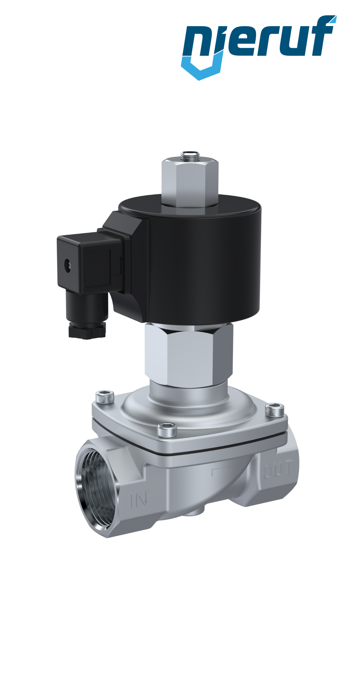 Solenoid valve DN16 G 1/2" Inch NO - normally open 230V 50Hz