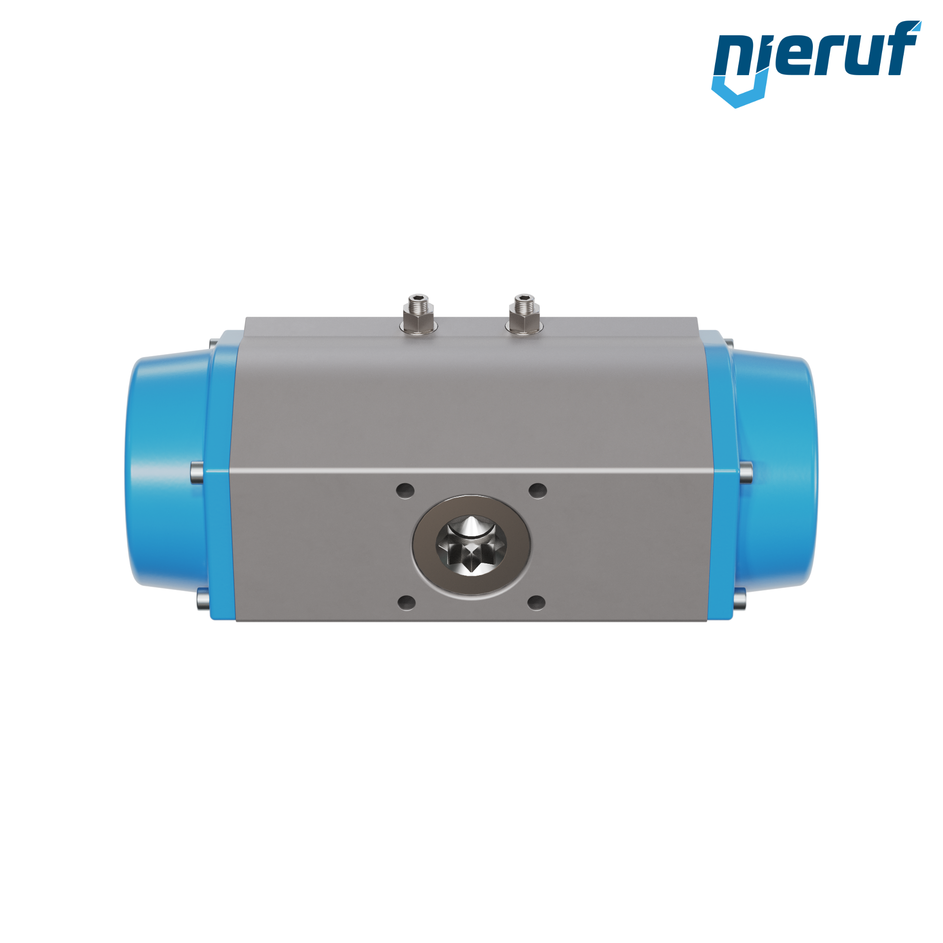 pneumatic actuator AN02 single acting, normally open high temperature version GS-190 90° with 7 springs