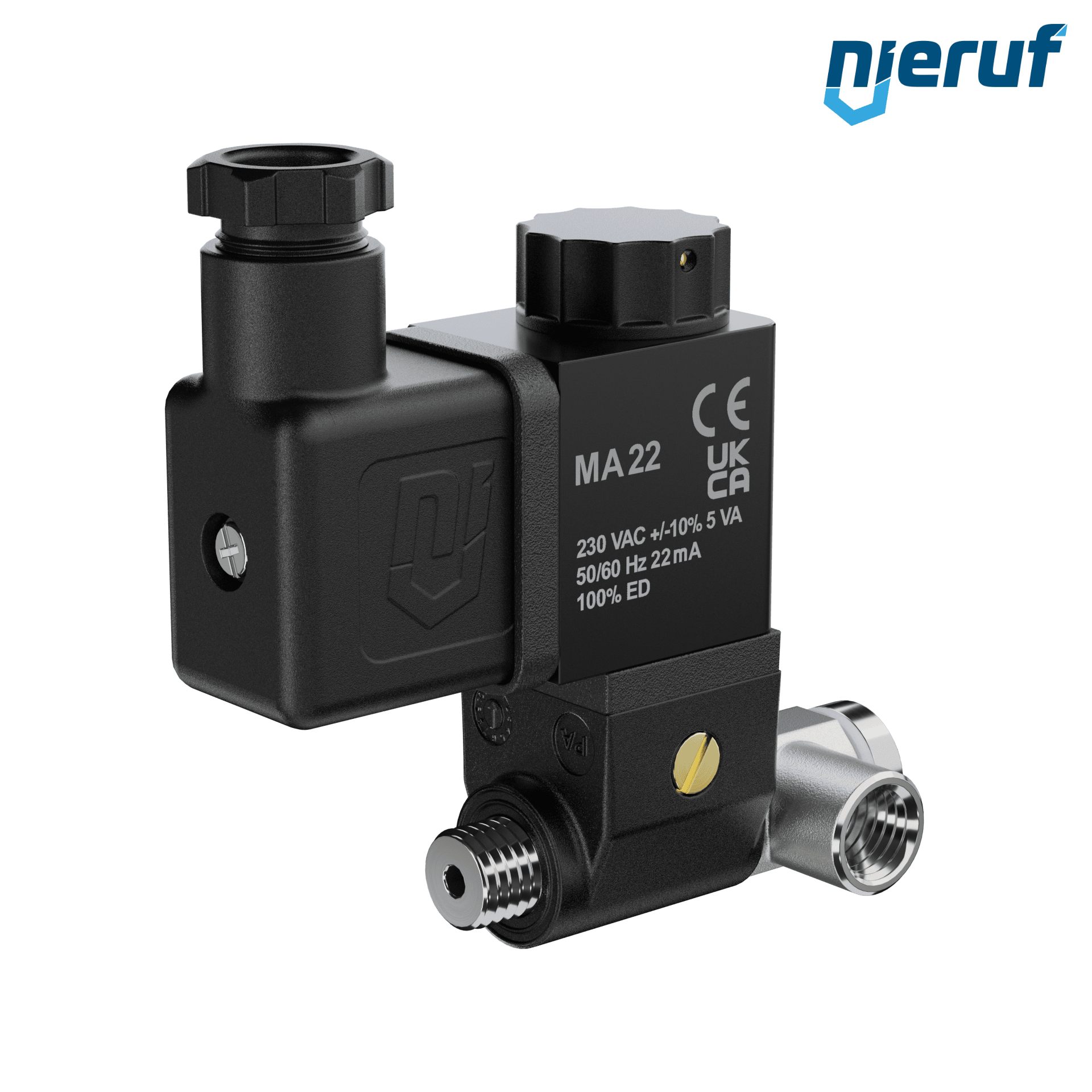 solenoid valve input: G 1/8" inch 230V AC KV05