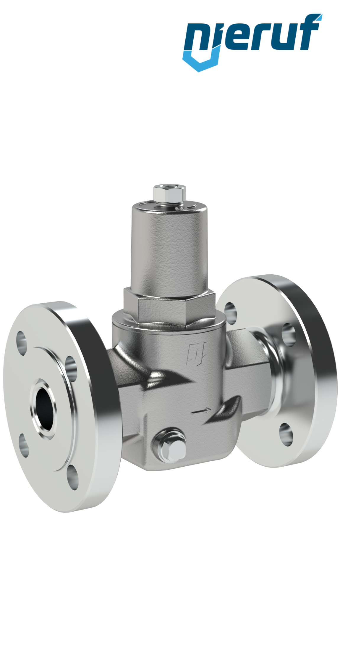 steam pressure reducing valve DN25 type DM22 stainless steel PTFE / EPDM / FEPM 2.0 - 5.0 bar