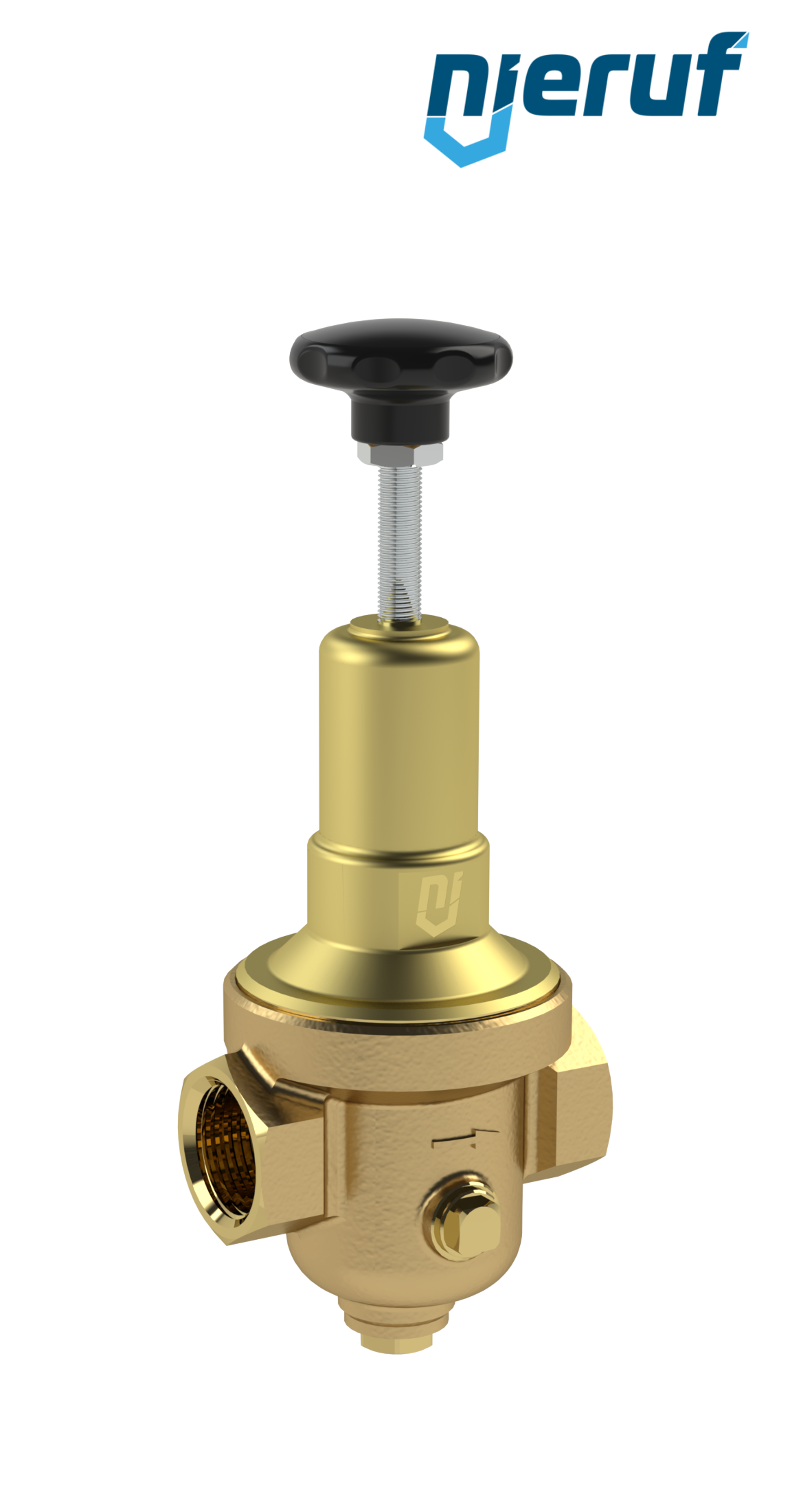 pressure reducing valve 1/2" inch DM17 female thread gunmetal NBR 1.5 - 8.0 bar