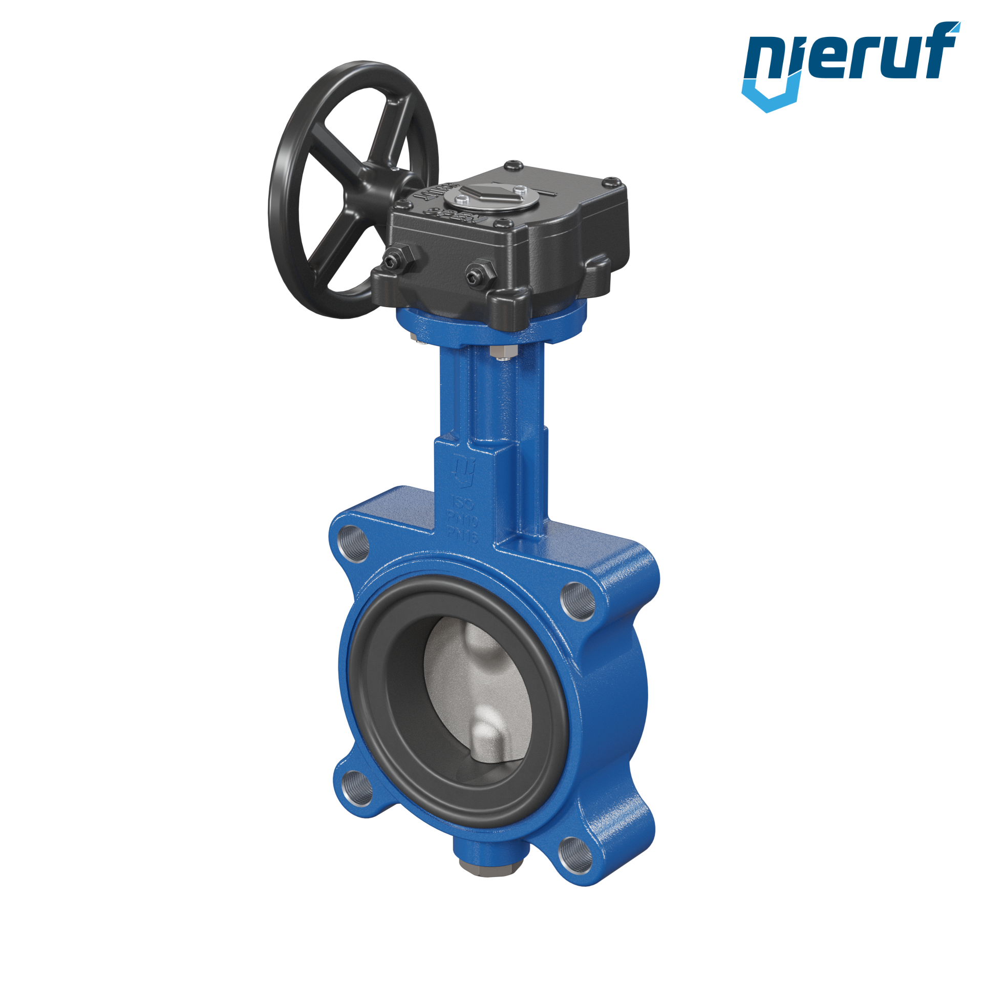 Butterfly valve AK02 DN 65 PN10-PN16 DVGW-water Worm gear
