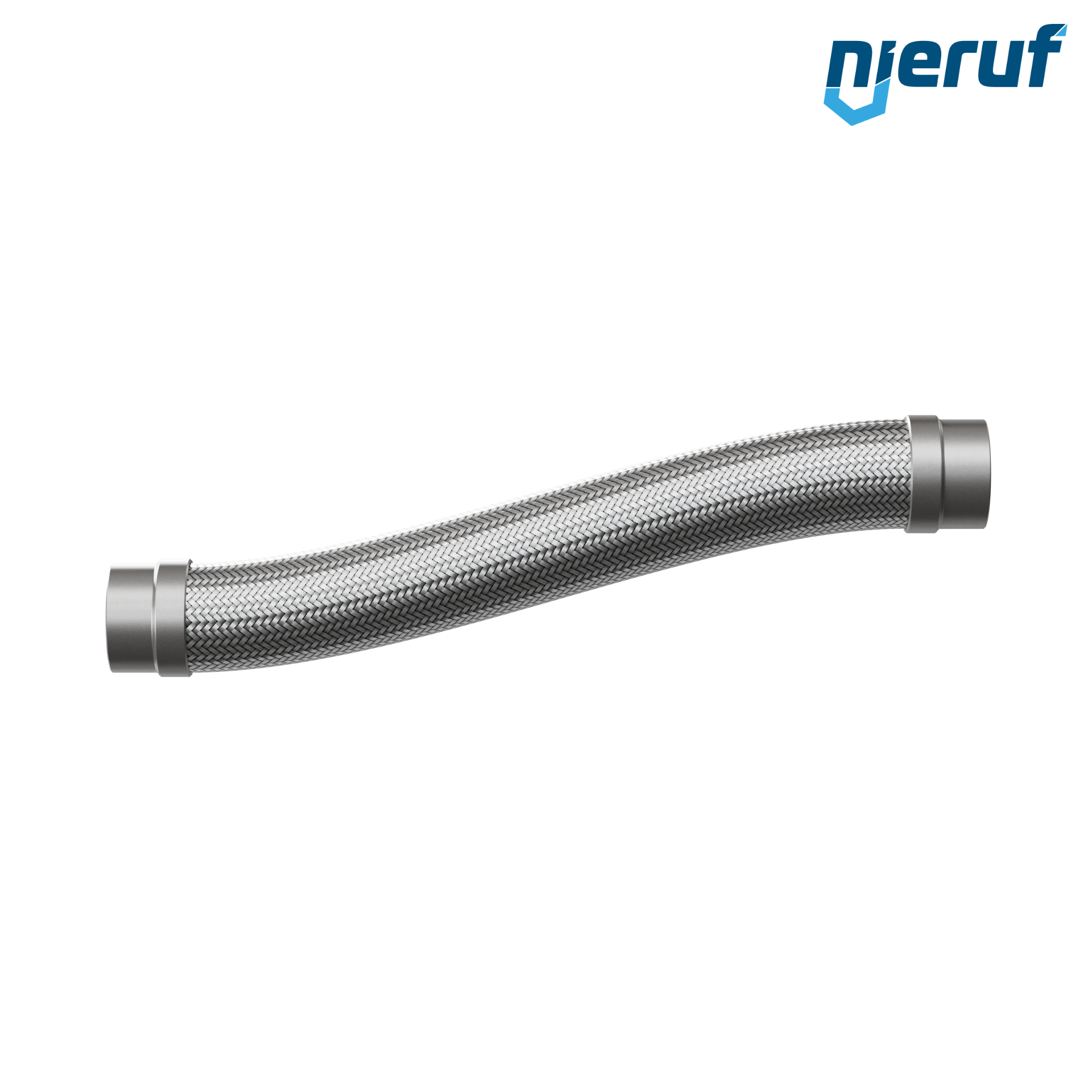 Stainless steel hoses ES01 DN65 - 76.1 mm with double braid and welding ends length 500 mm