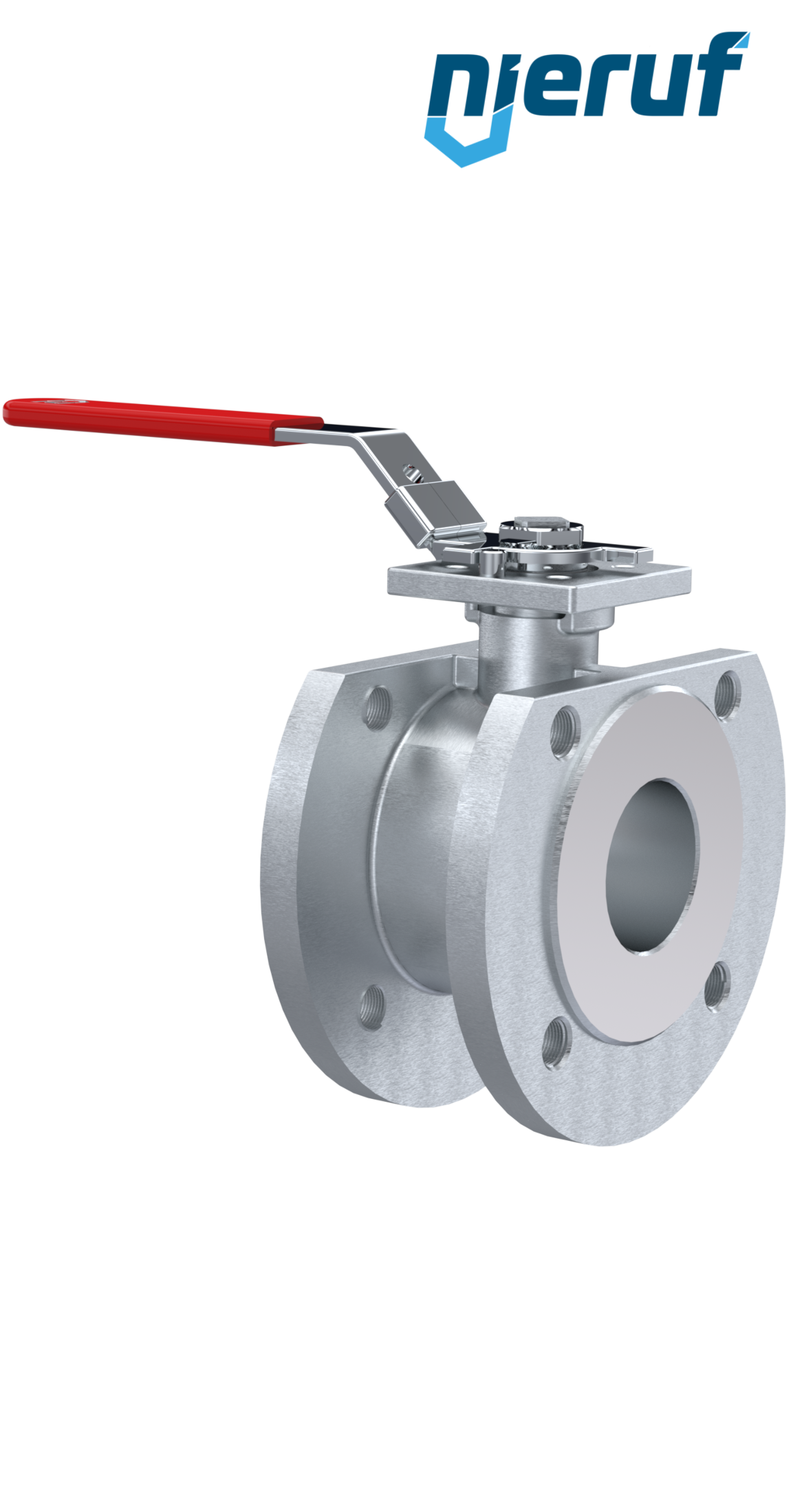Compact ball valve stainless steel DN50 PN16 FK11