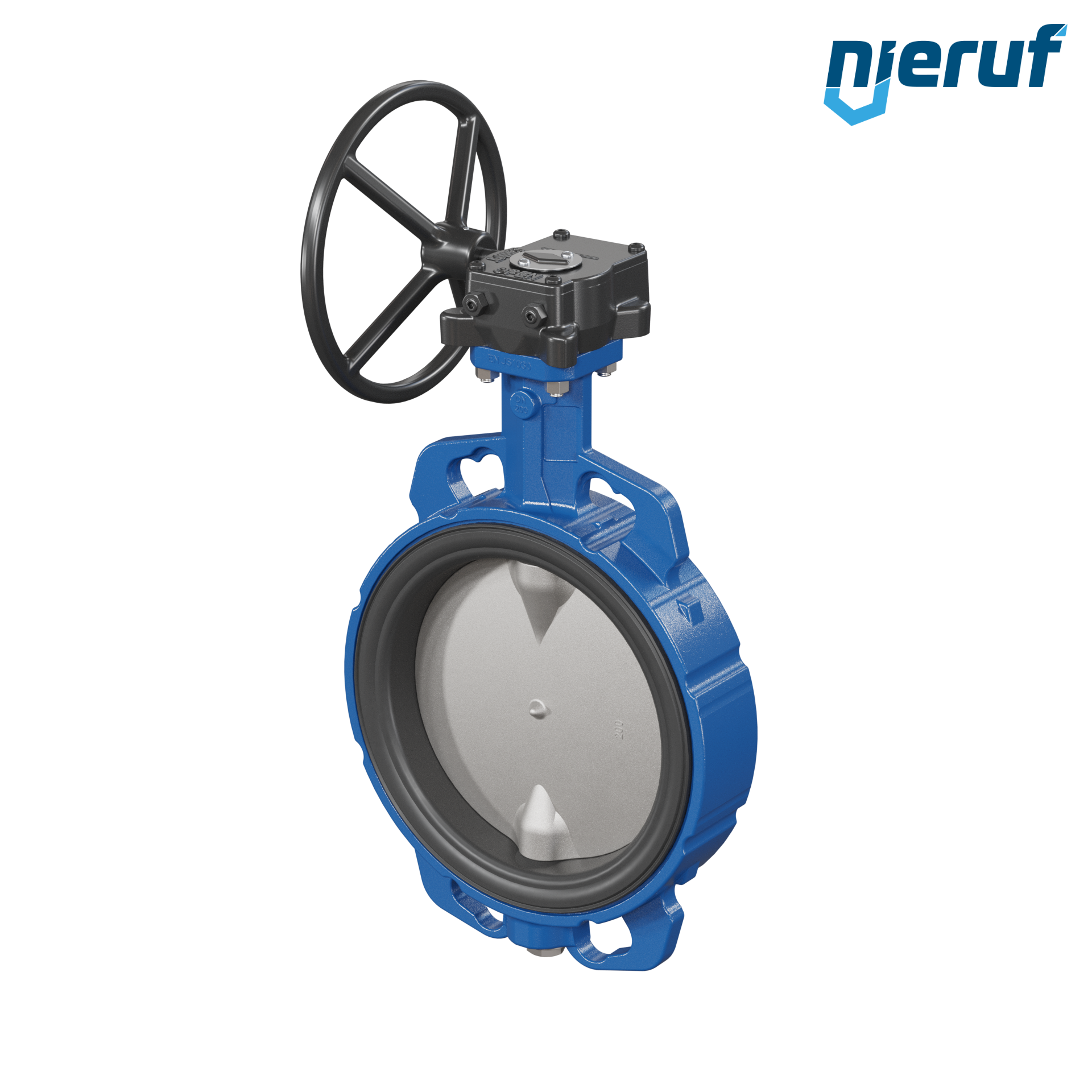 Butterfly valve AK01 DN 200 PN6-PN10-PN16 & ANSI150 DVGW-water Worm gear