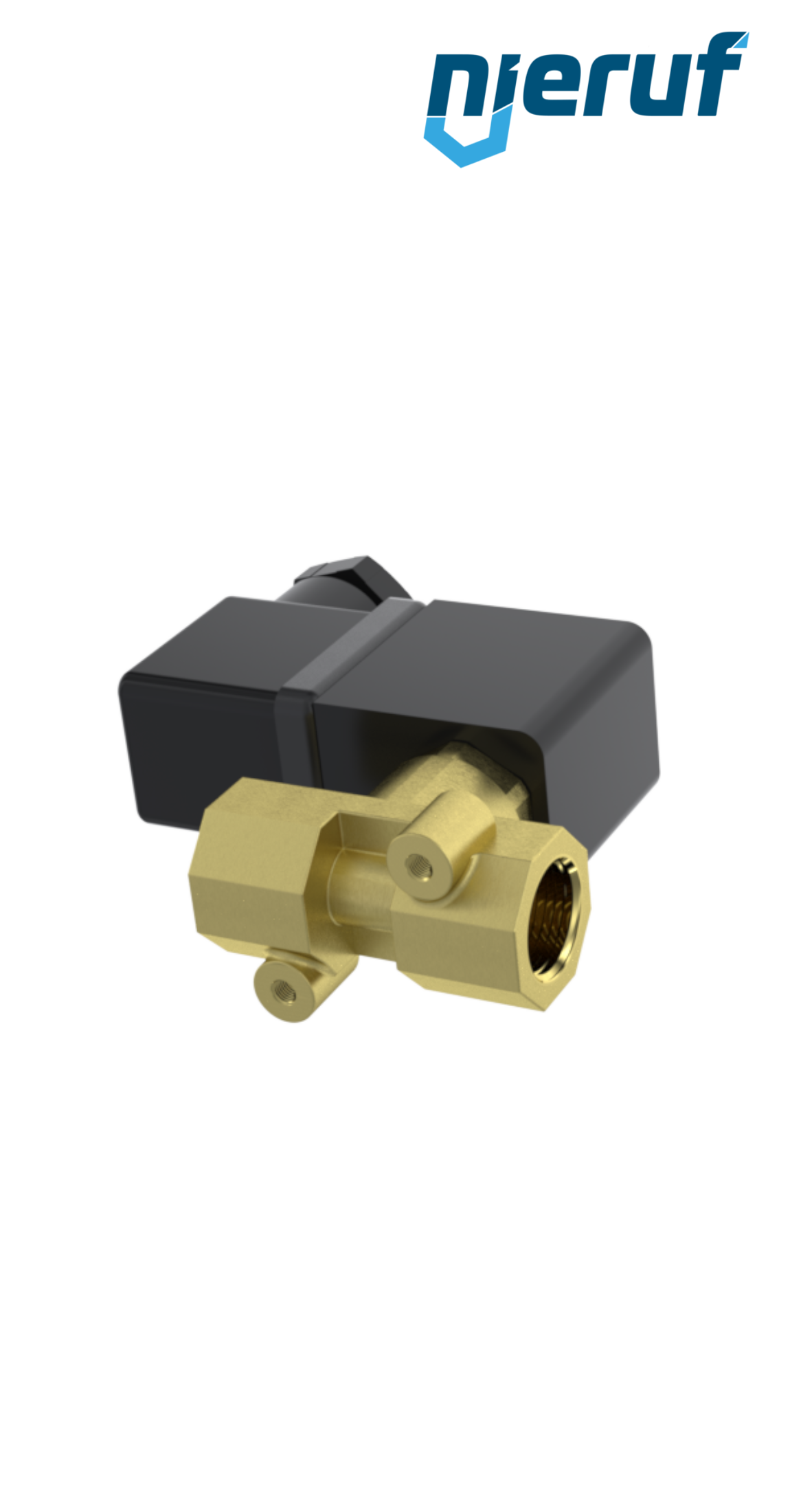 Solenoid valve DN 2.0 G 1/4" Inch brass MV02 FKM 230V 50Hz