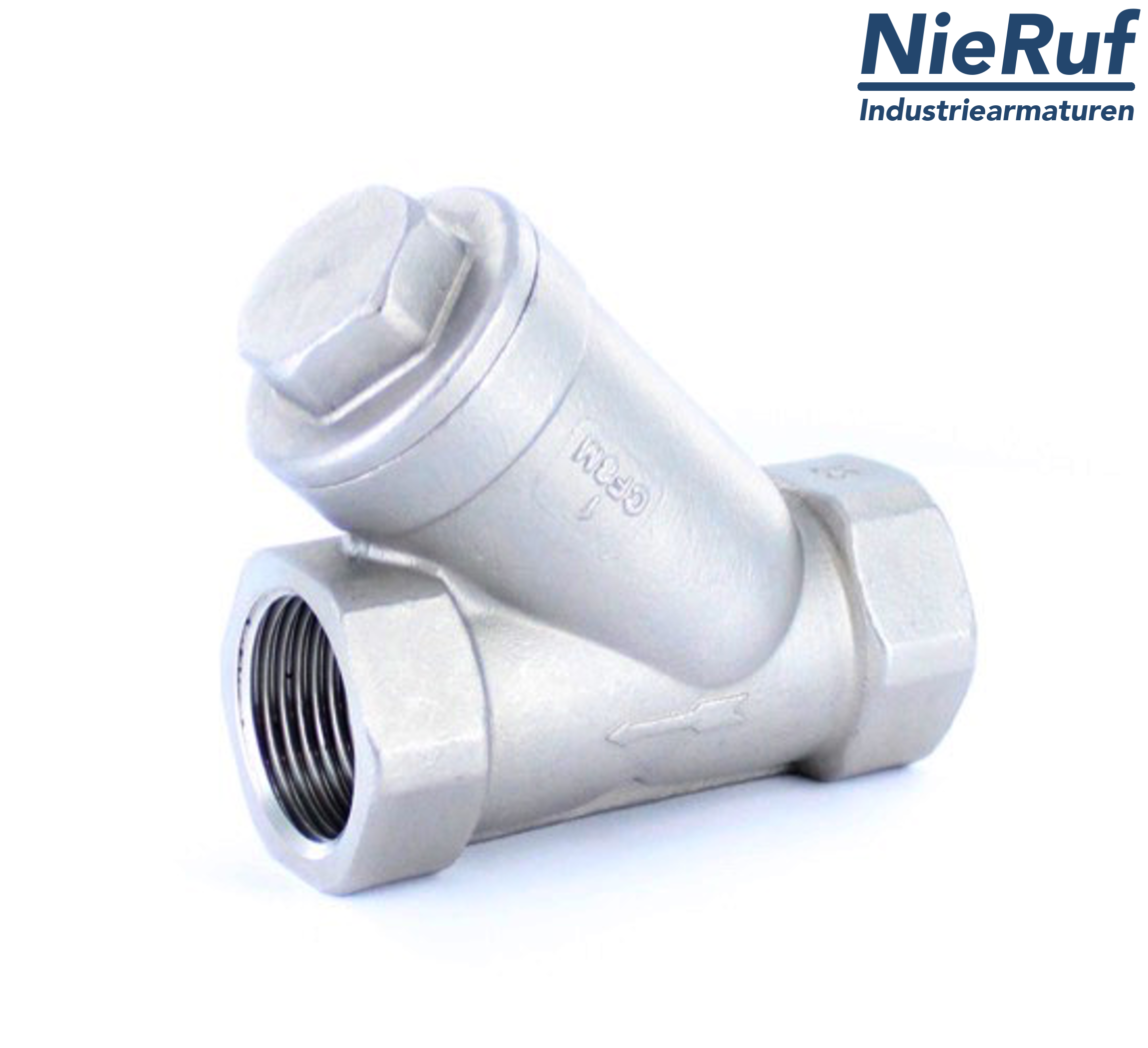check valve DN50 - 2" inch stainless steel 1.4408 PTFE