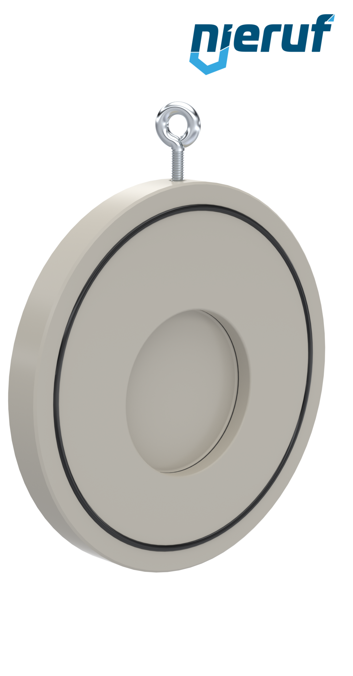 swing check valve DN100 ZR06 plastic PP-H FKM (Viton)