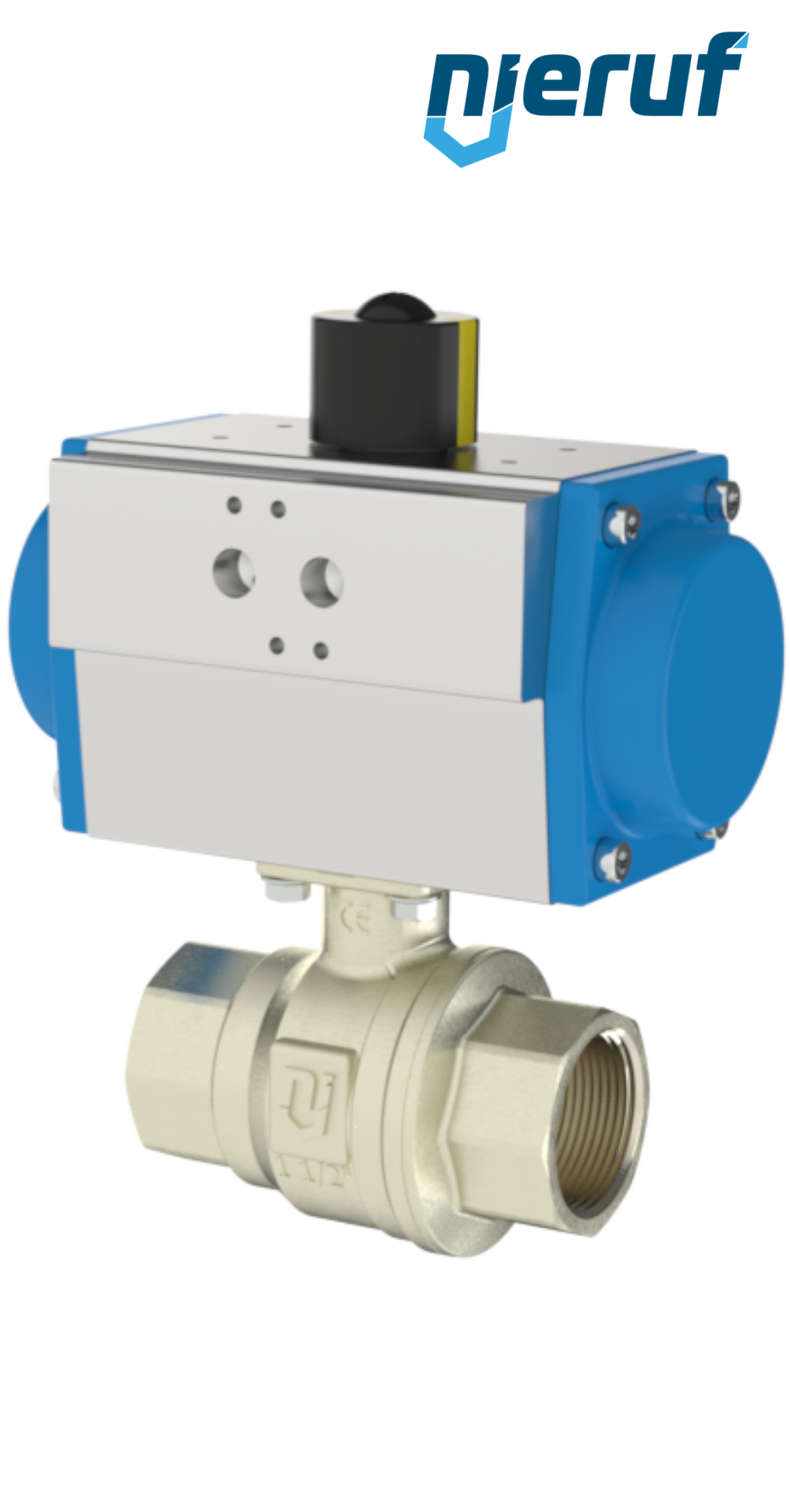 automatic ball valves 1/2 actuator double acting