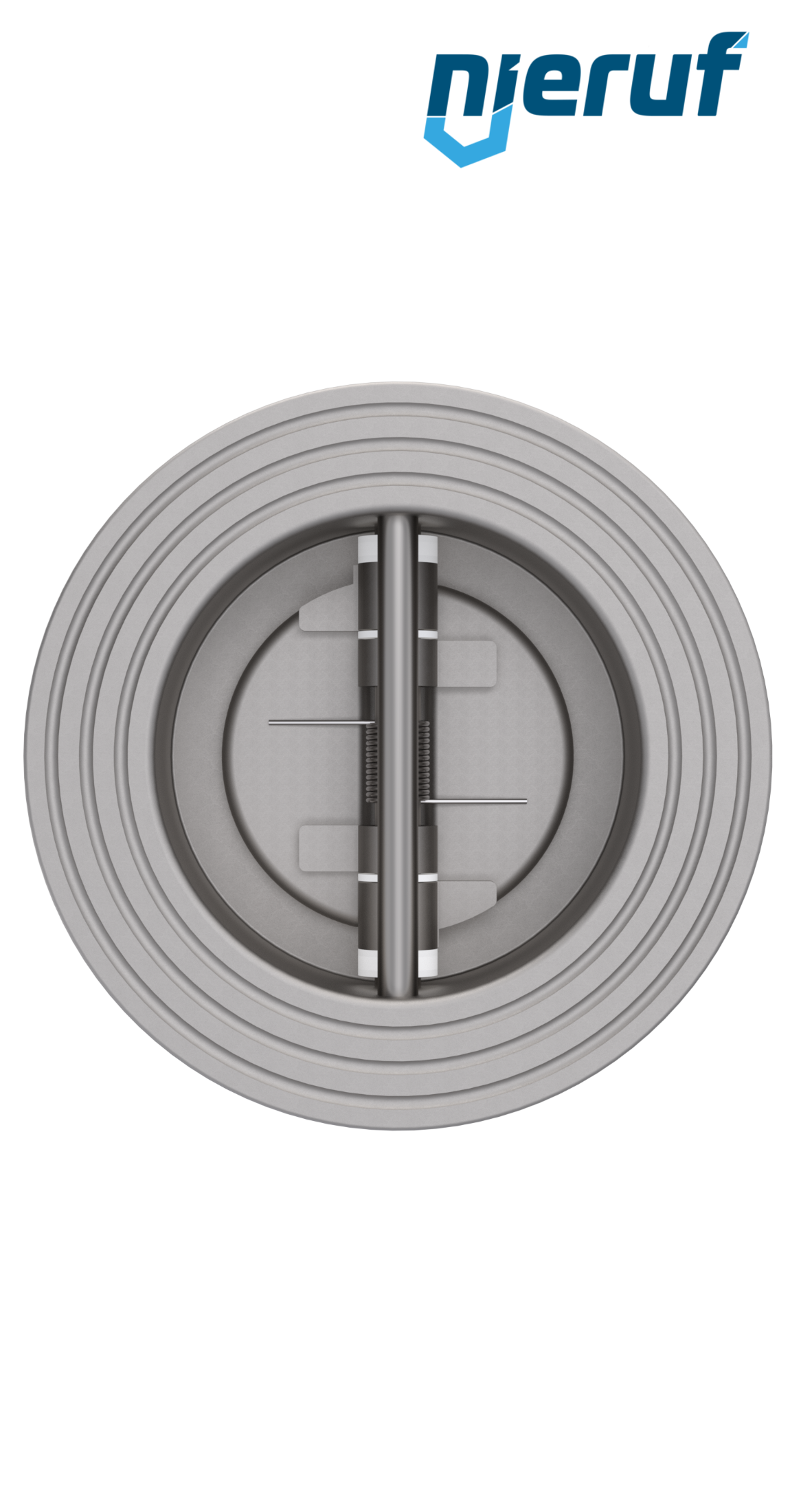 dual plate check valve DN50 DR03 stainless steel 1.4408 FKM (Viton)