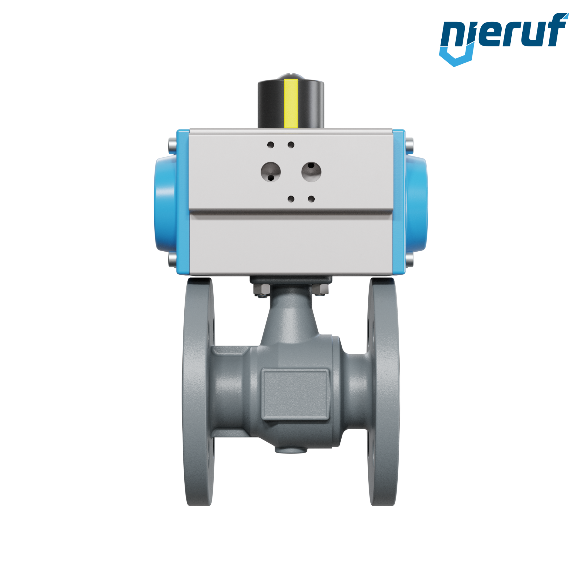 valvola a sfera automatica DN32 - 1 1/4" pollici PK04 azionamento rotativo pneumatico a semplice effetto