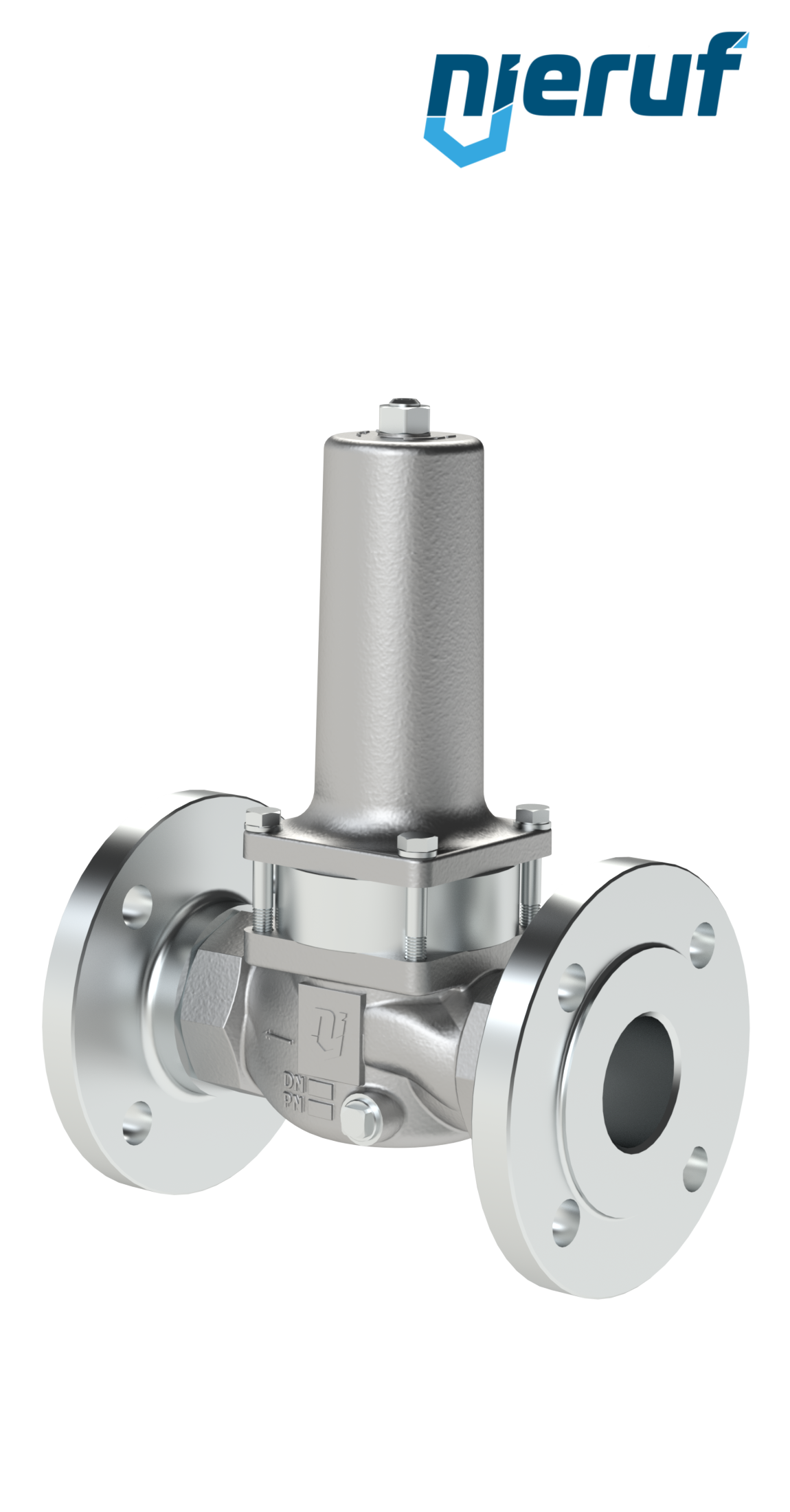 Piston-pressure reducing valve DN32 DM11 flange ANSI 150 stainless steel FPM / FKM 2.0 - 20.0 bar