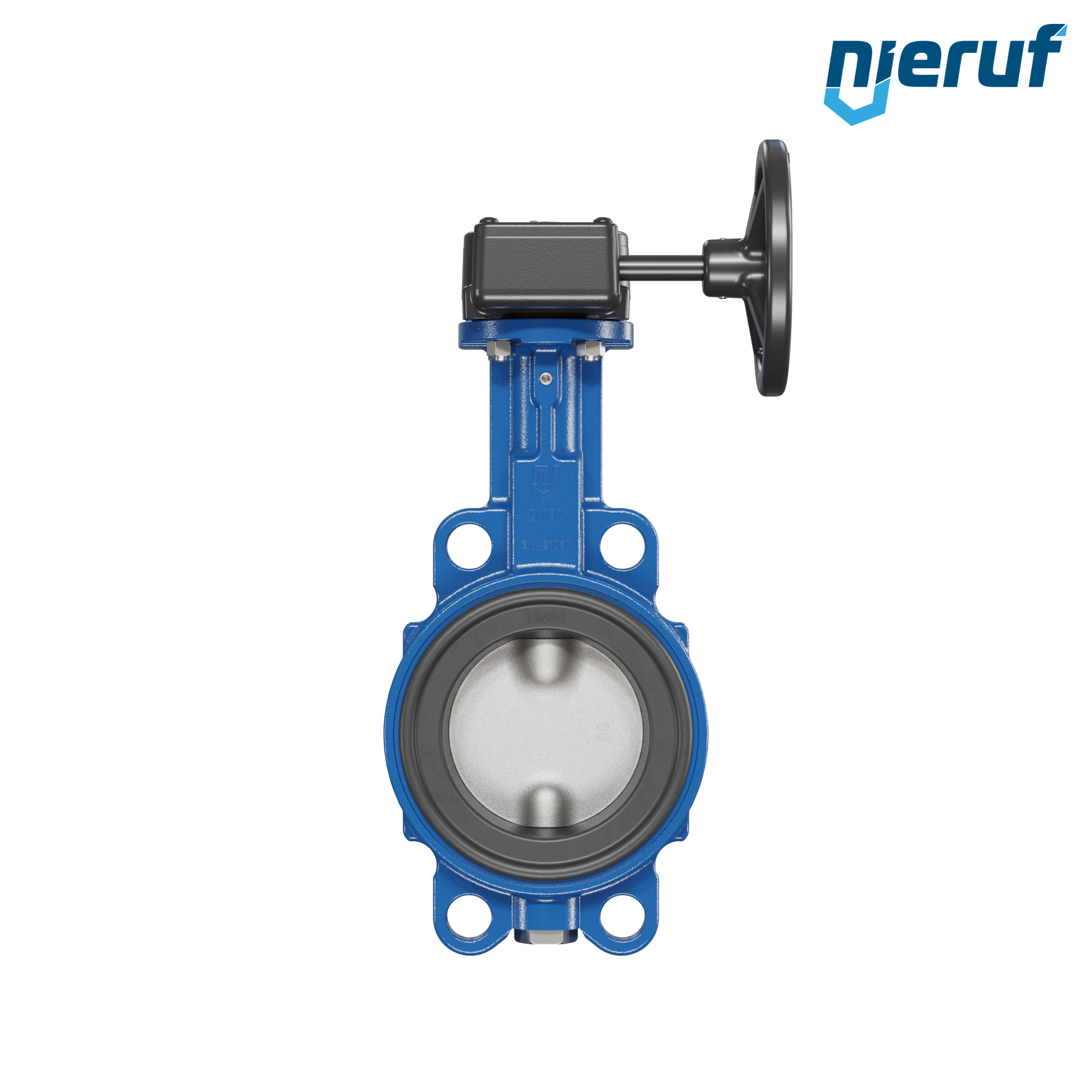 Butterfly valve AK01 DN 80 PN6-PN10-PN16 & ANSI150 DVGW-water Worm gear