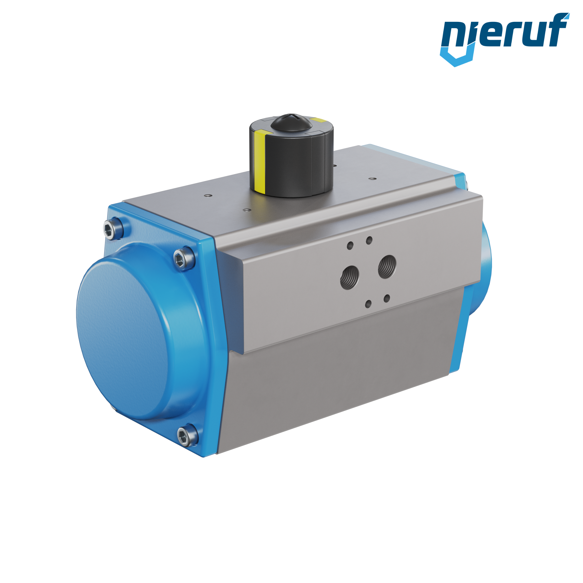 pneumatic actuator AN02 single acting, normally open GS-083 90° with 8 springs