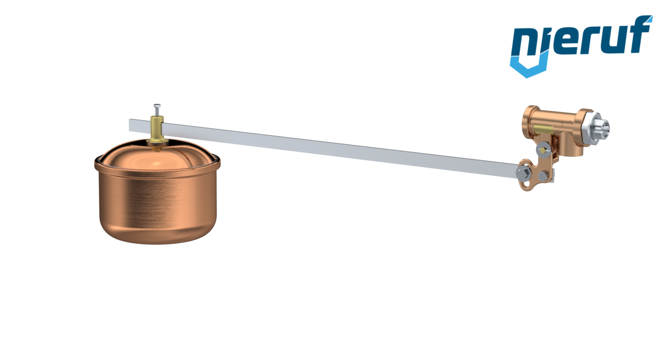 Float valve 3/4" inch gunmetal EPDM SW03 floats: in copper