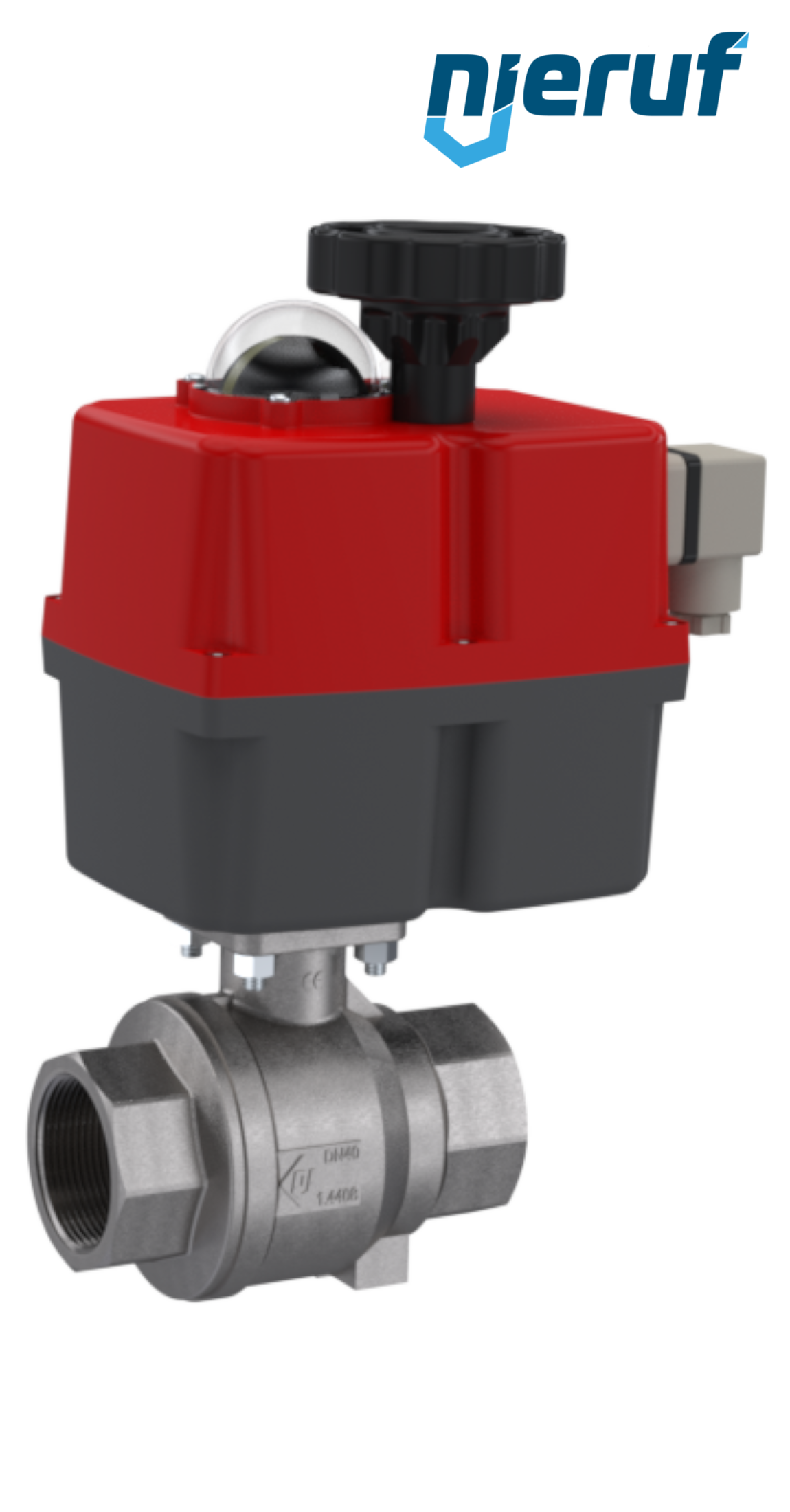 automatic-ball valve DN32 - 1 1/4" inch stainless steel electric 24V EK02