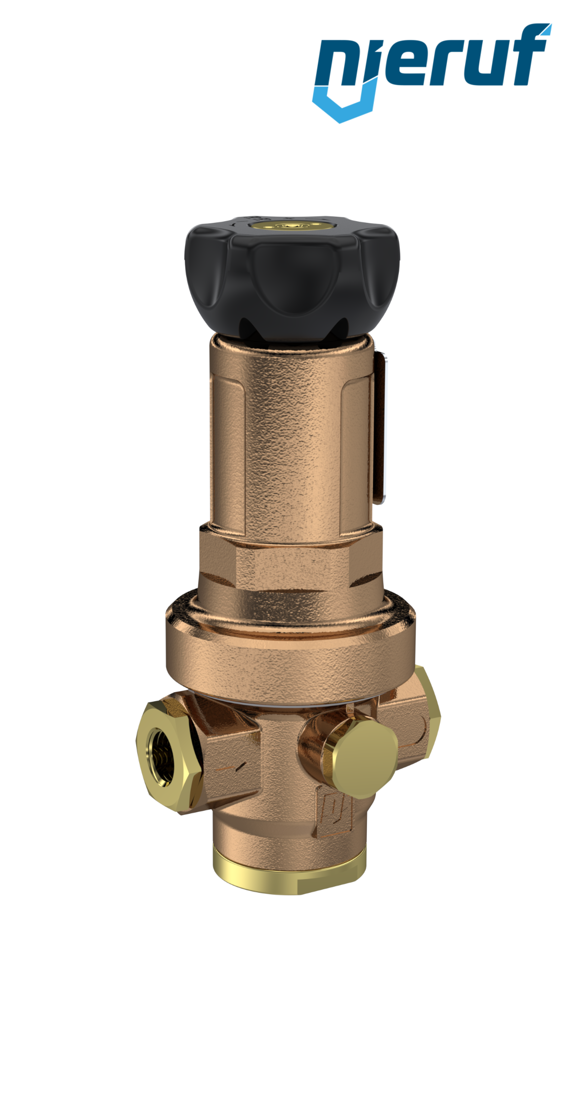 precision-pressure reducing valve 1/4" inch DM14 gunmetal FKM 0.5 - 15.0 bar
