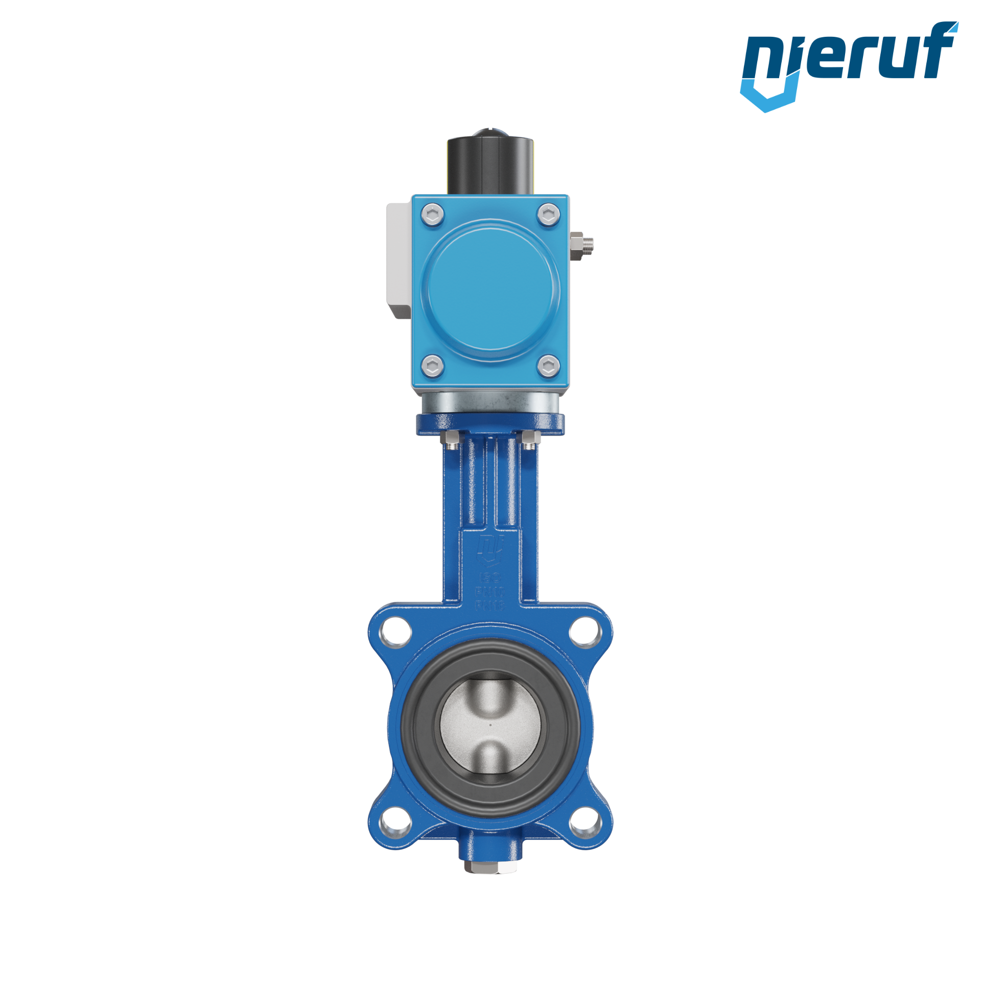 Butterfly valve DN 50 AK02 FPM pneumatic actuator single acting normally closed