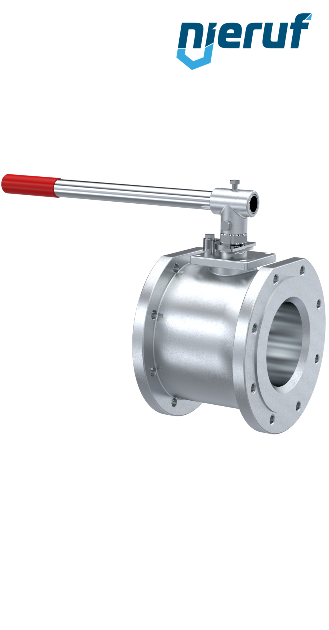 Compact ball valve stainless steel DN100 PN16 FK11