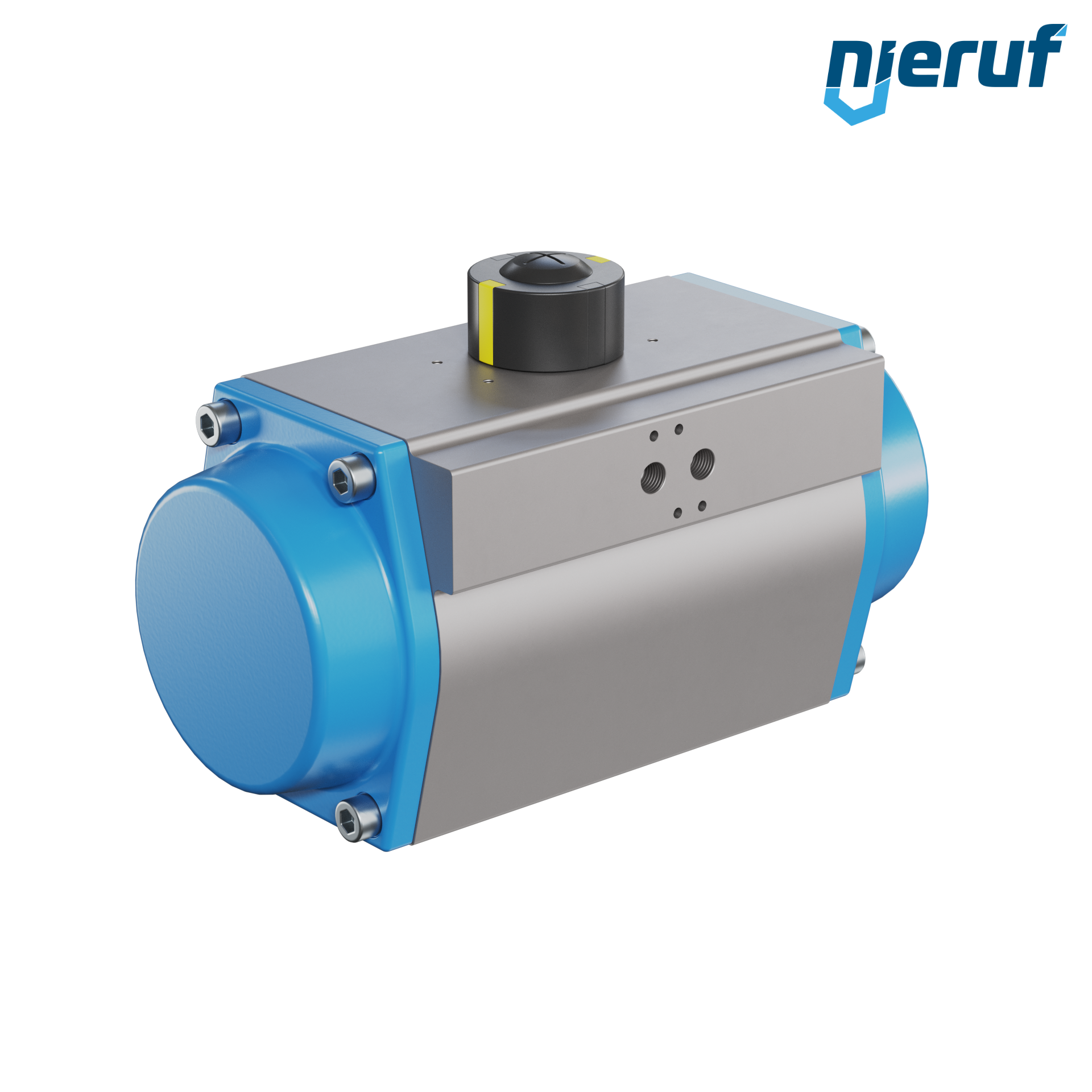 pneumatic actuator AN02 single acting, normally open GS-125 90° with 7 springs