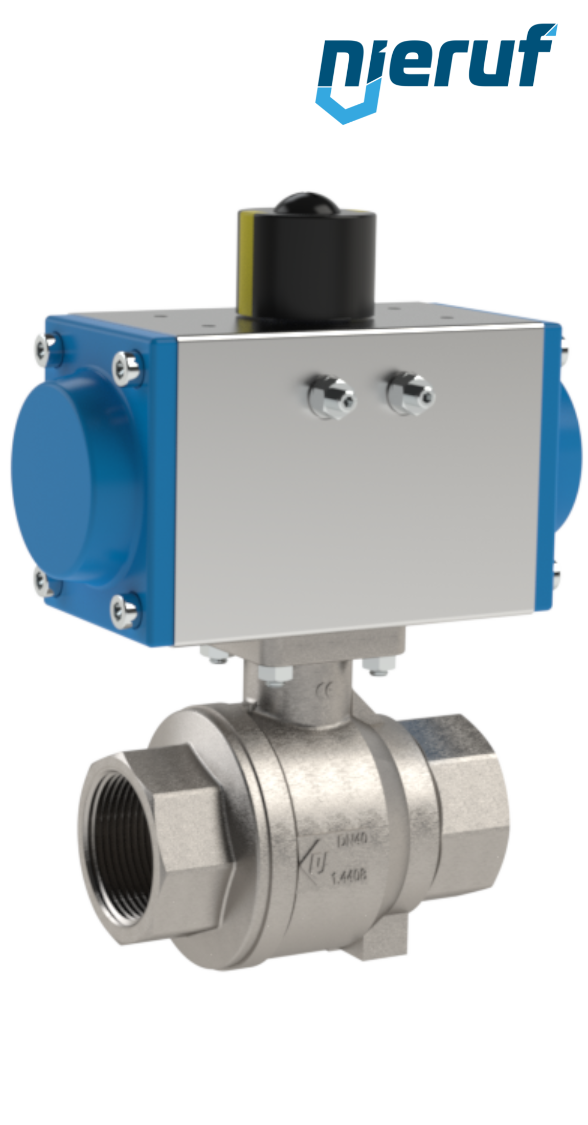 pneumatic-ball valve DN32 - 1 1/4" inch actuator single acting PK02