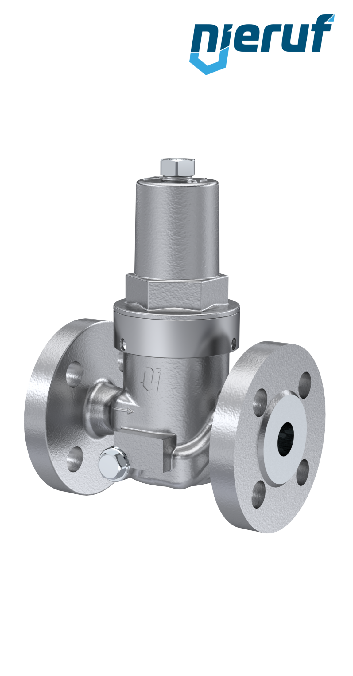 pressure reducing valve DN 15 DM13 stainless steel FPM / FKM 0.2 - 2.0 bar