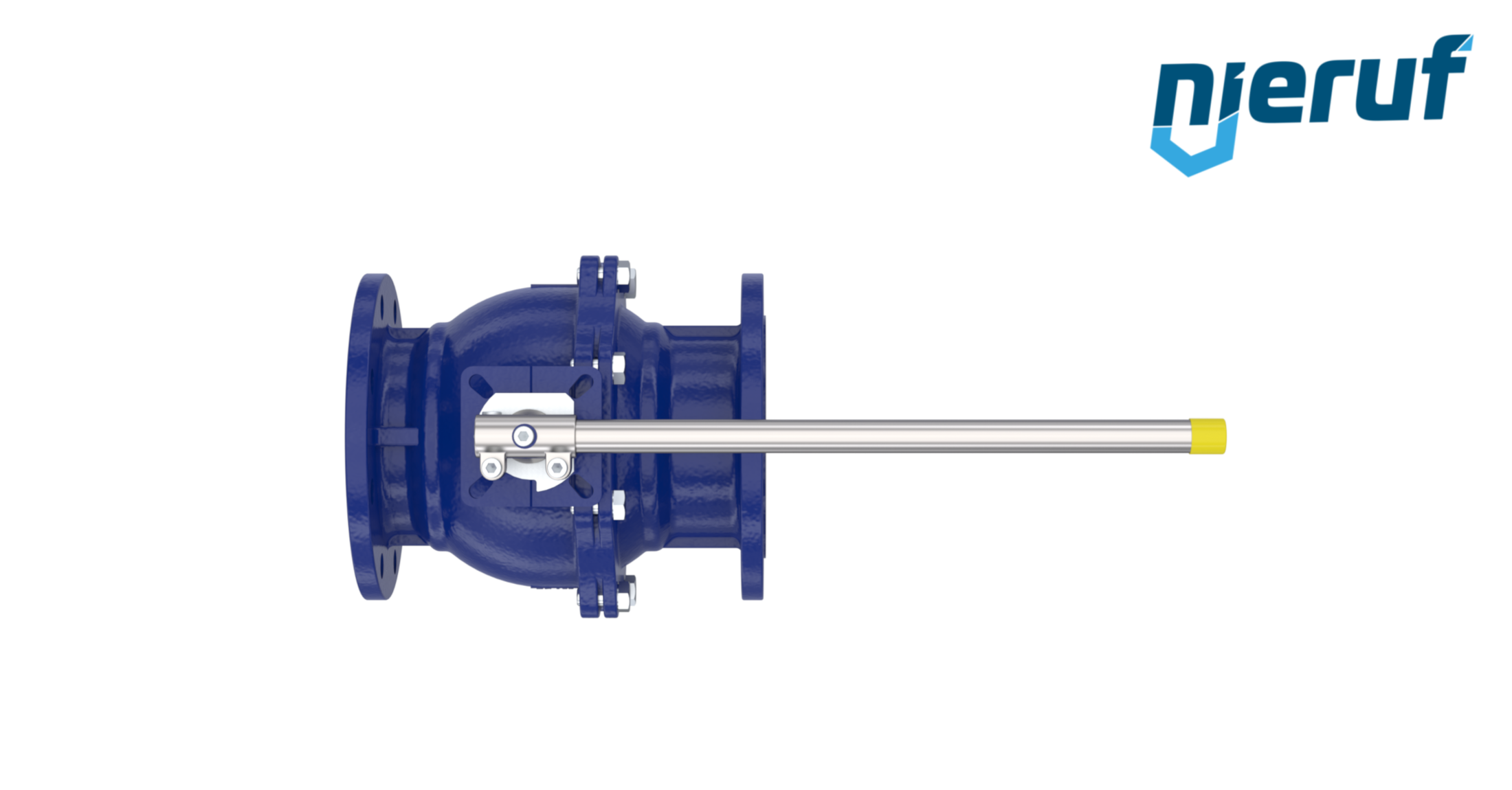 Gas-flange ball valve DN200 FK12 carbon steel 1.0619
