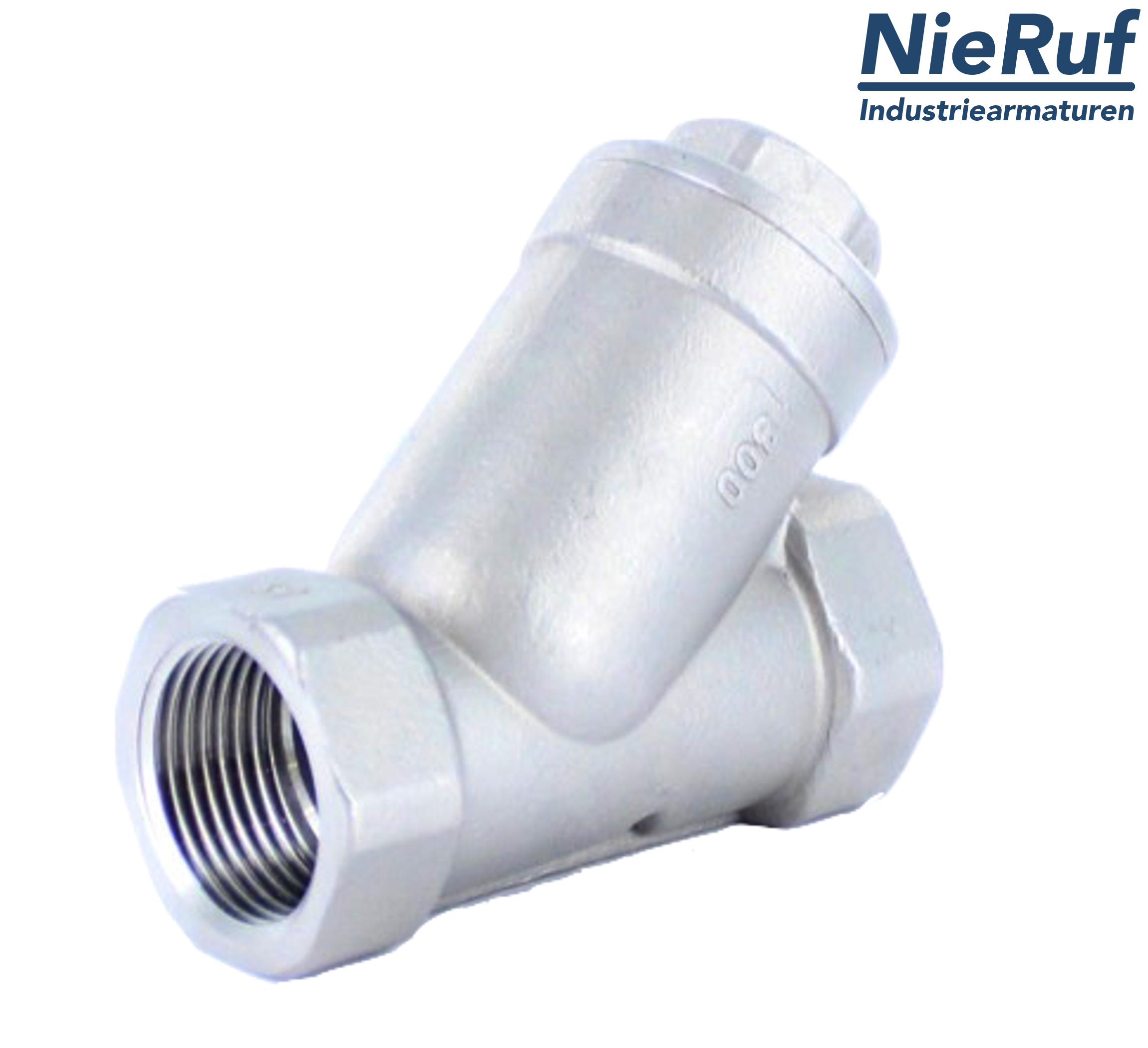 check valve DN15 - 1/2" inch stainless steel 1.4408 PTFE