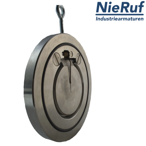 swing check valve with spring DN125 ZR04 stainless steel A351 CF8M metall