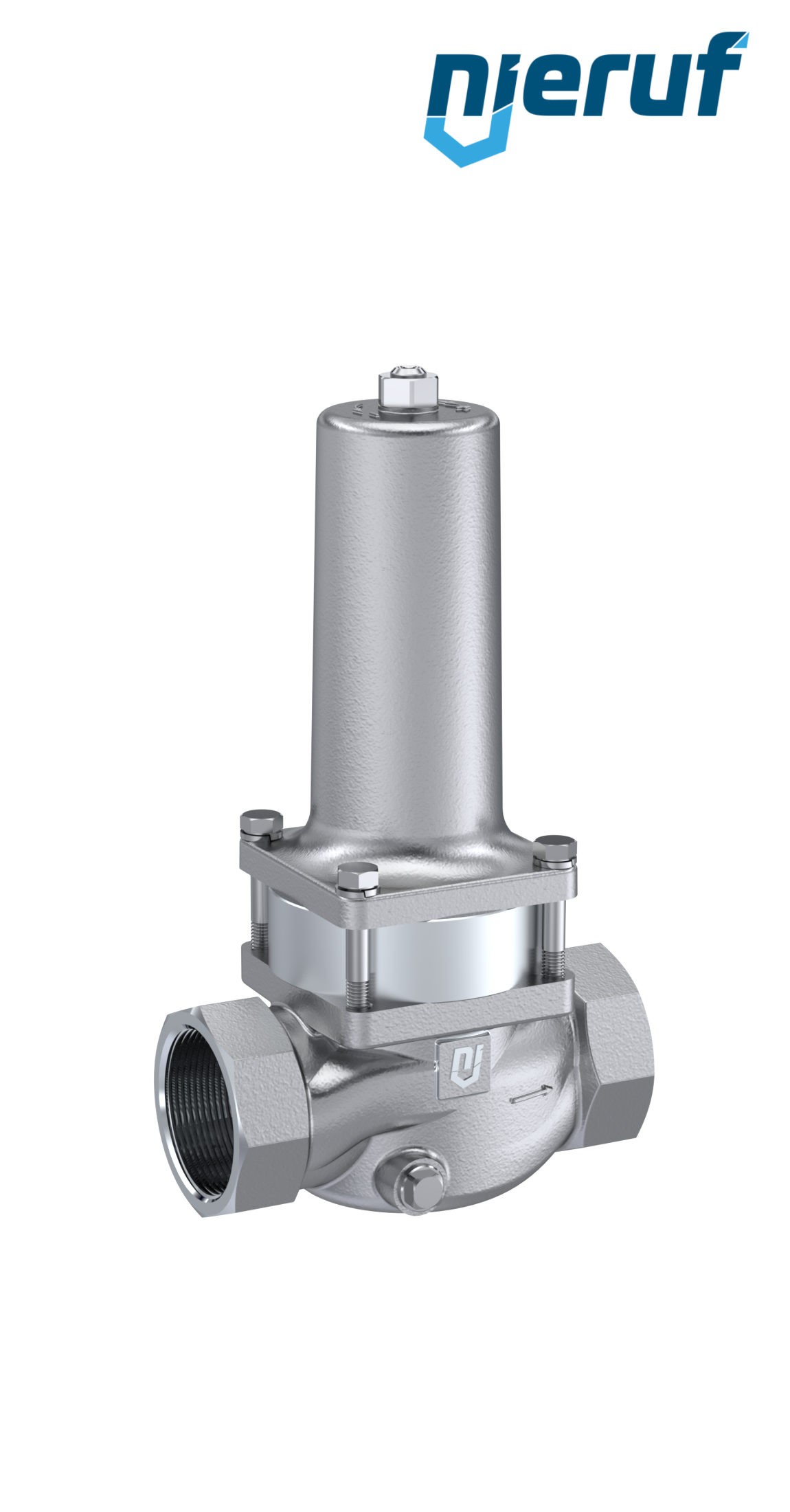 Piston-pressure reducing valve 1 1/2" Inch DM10 stainless steel FPM / FKM 2.0 - 20.0 bar