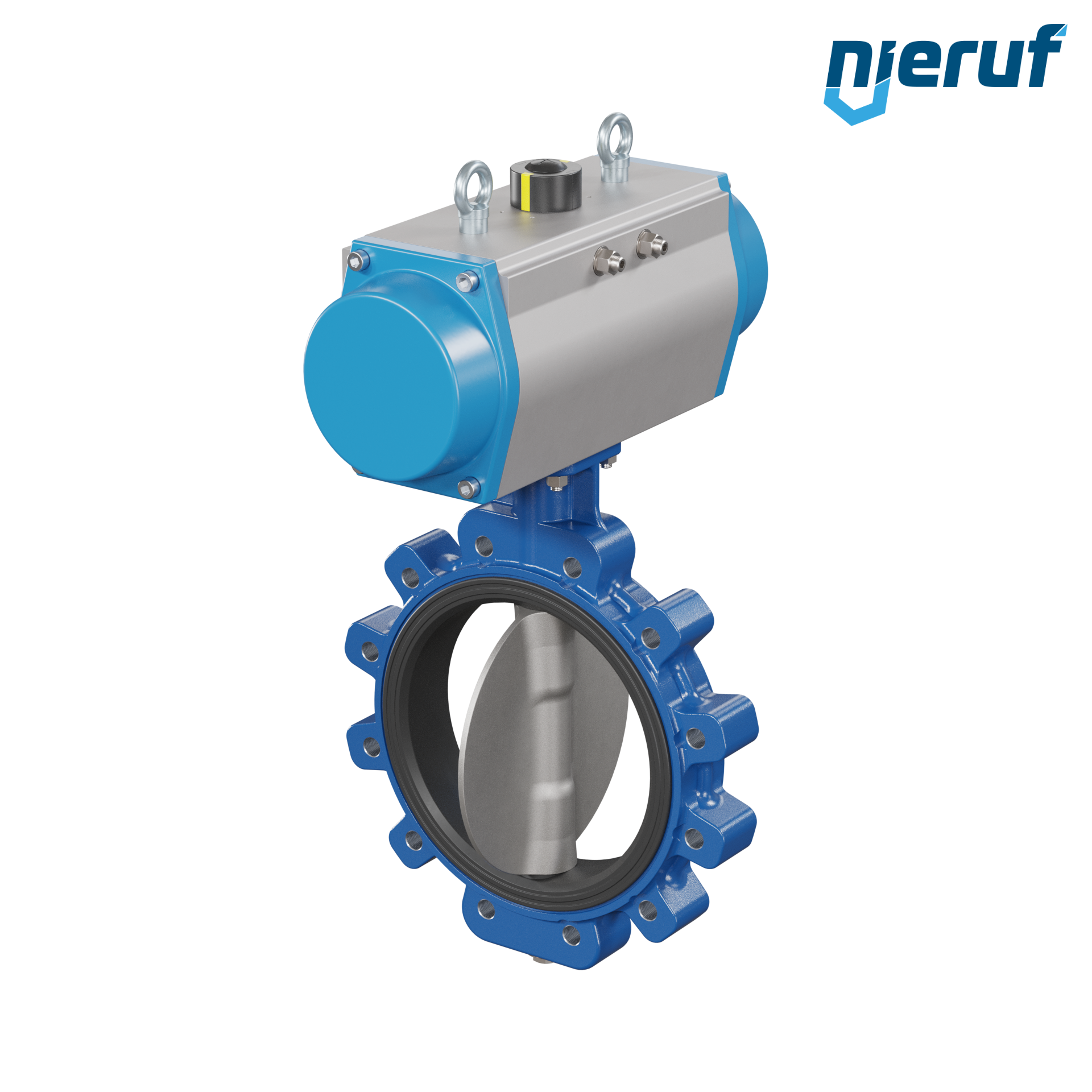 Butterfly valve DN 250 AK02 EPDM DVGW drinking water, WRAS, ACS, W270 pneumatic actuator single acting normally open