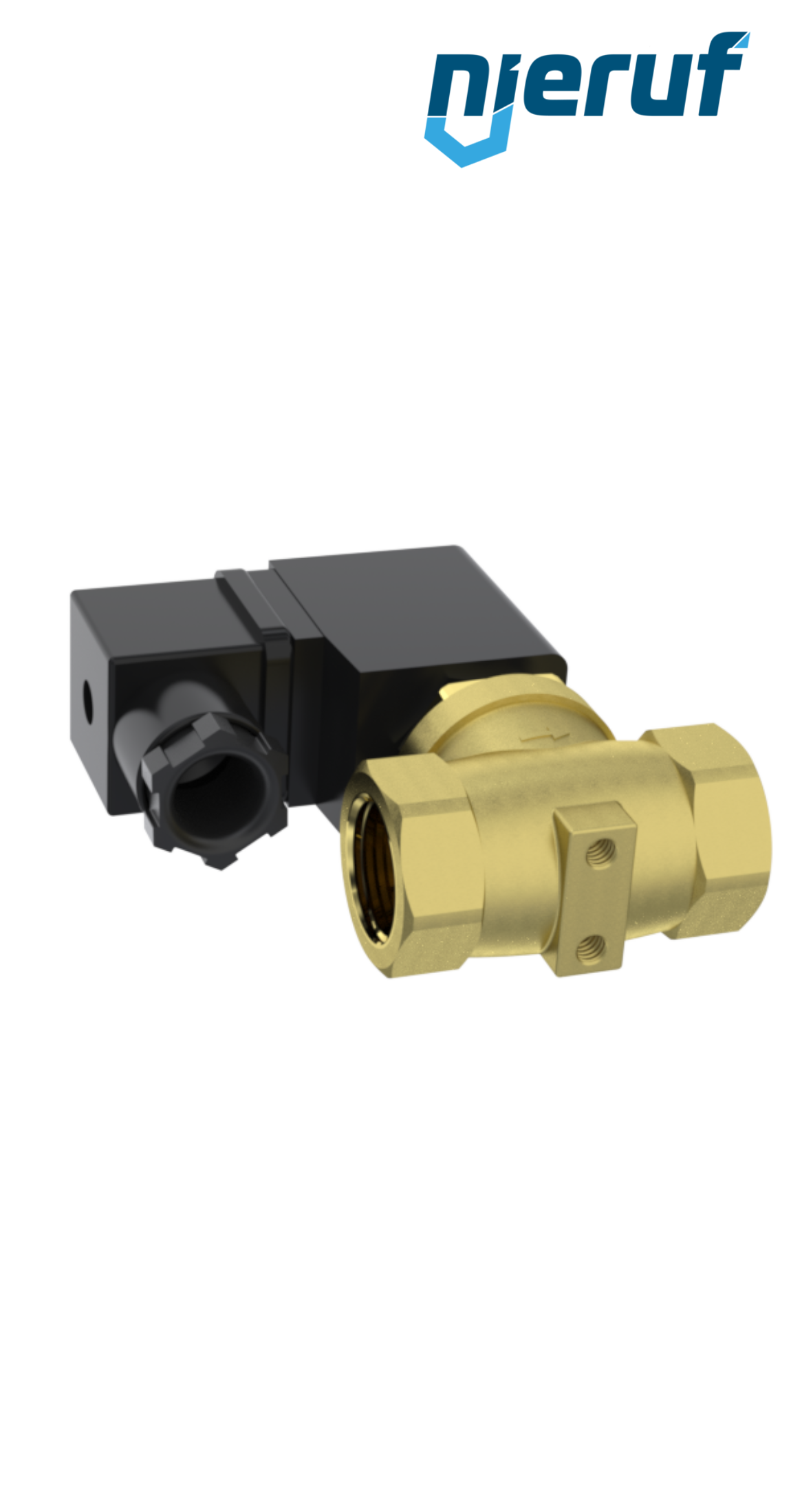 Solenoid valve G 1/2" Inch brass MV04 FKM 230V 50Hz