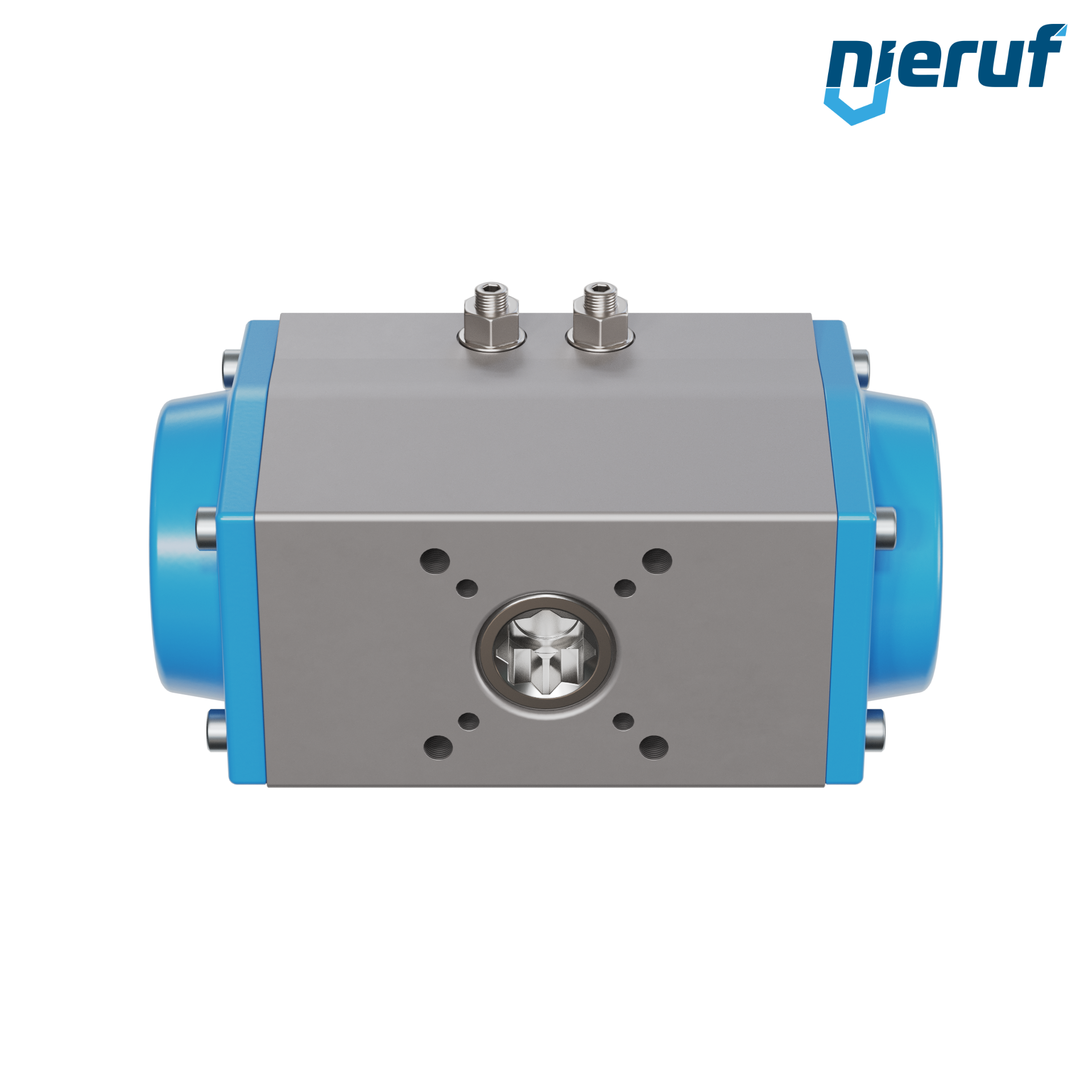 pneumatic actuator AN02 single acting, normally open GS-075 90° with 11 springs