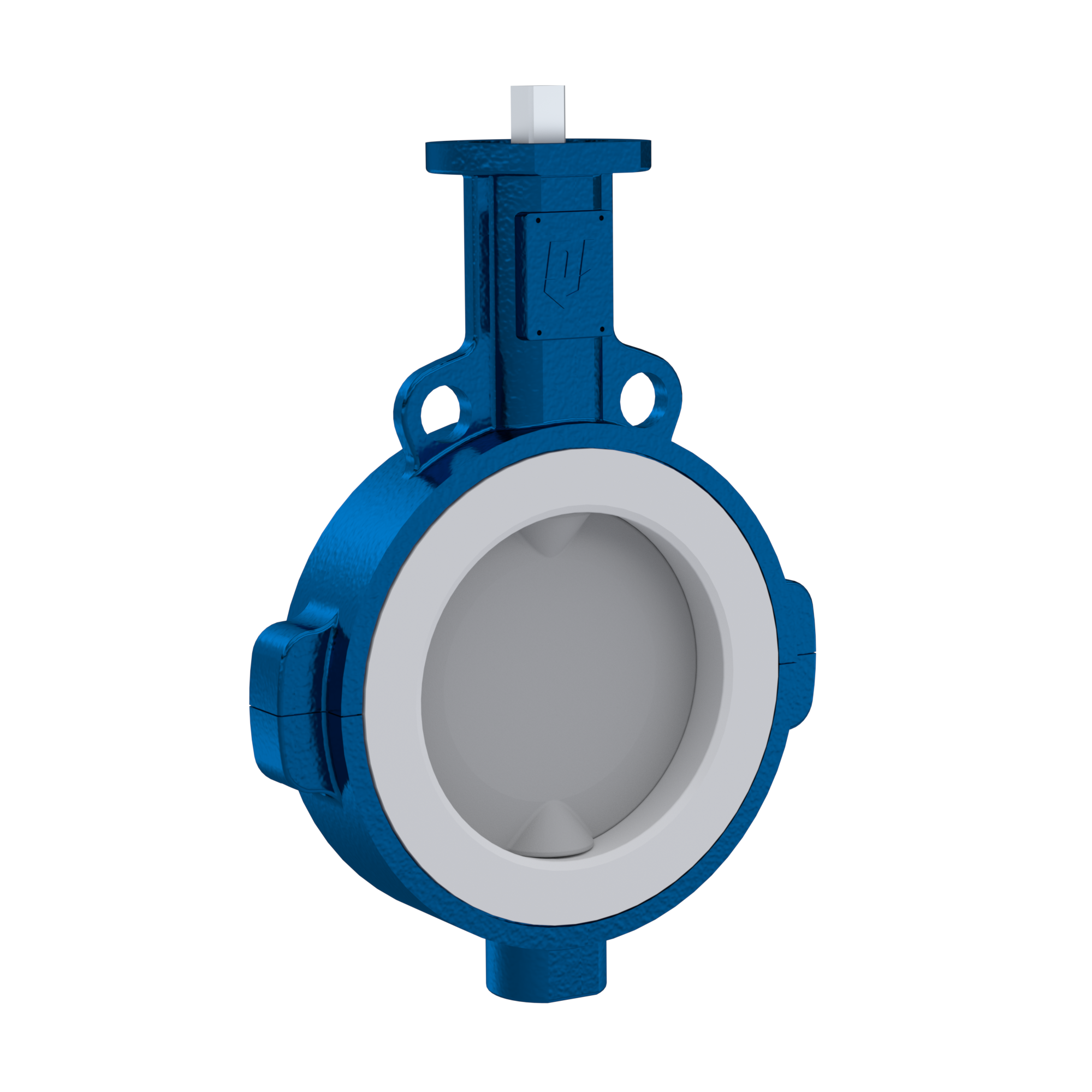 Butterfly-valve PTFE AK09 DN200 PN10-PN16 silicone insert