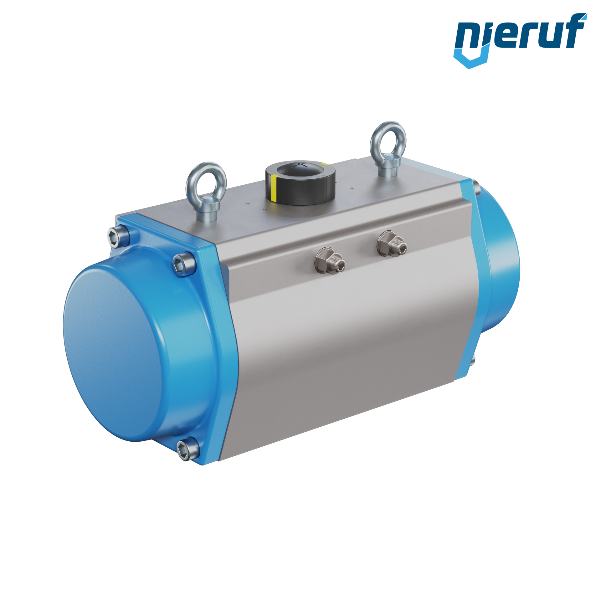 pneumatic actuator AN02 single acting, normally open GS-210 90° with 12 springs