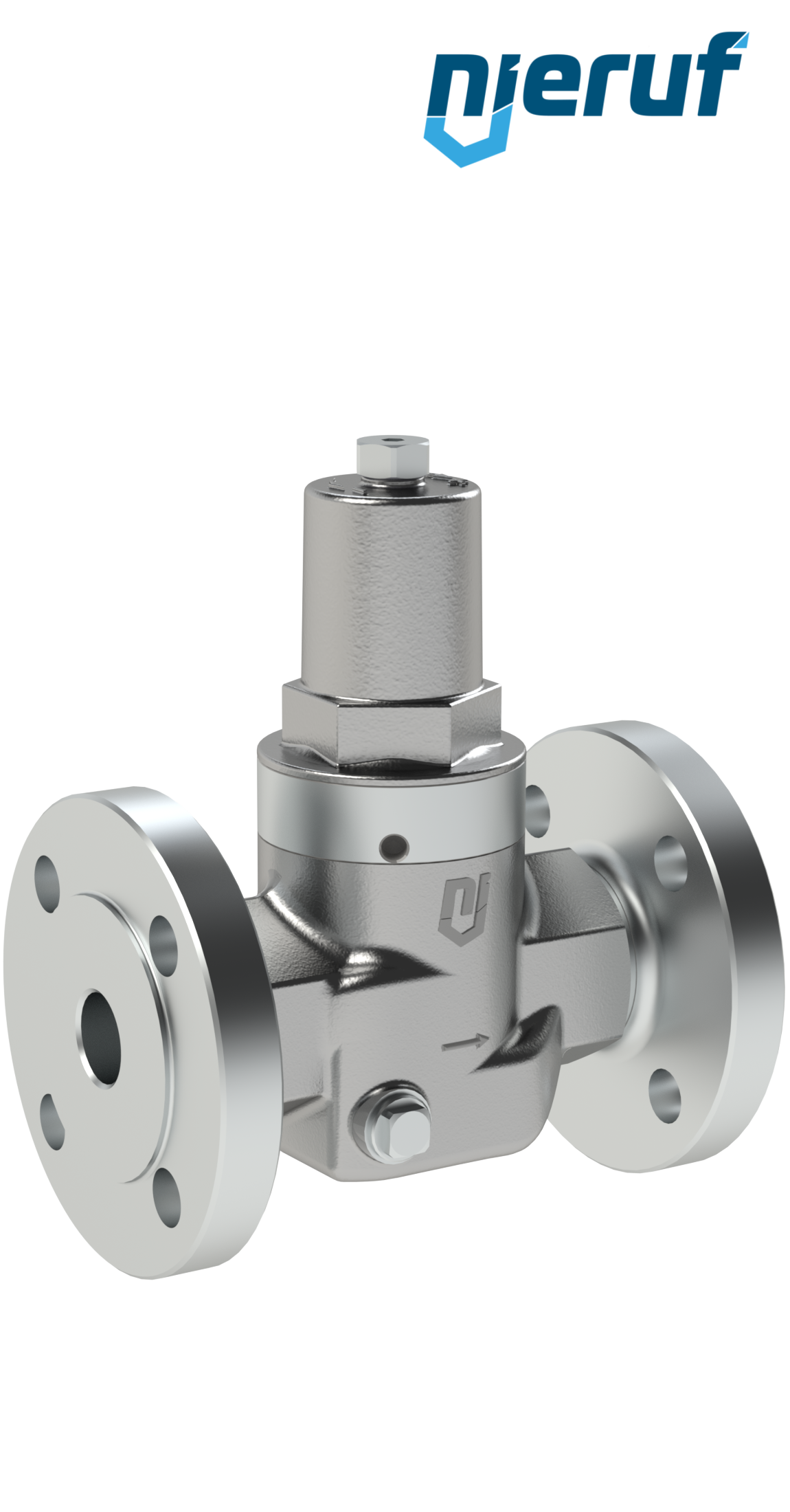 Piston-pressure reducing valve DN20 DM11 flange ANSI 150 stainless steel FPM / FKM 2.0 - 20.0 bar