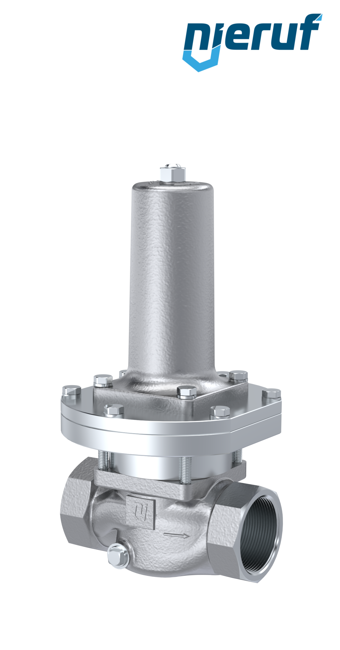 thread pressure reducing valve 1 1/2" Inch NPT DM12 stainless steel FPM / FKM 0.2 - 2.0 bar