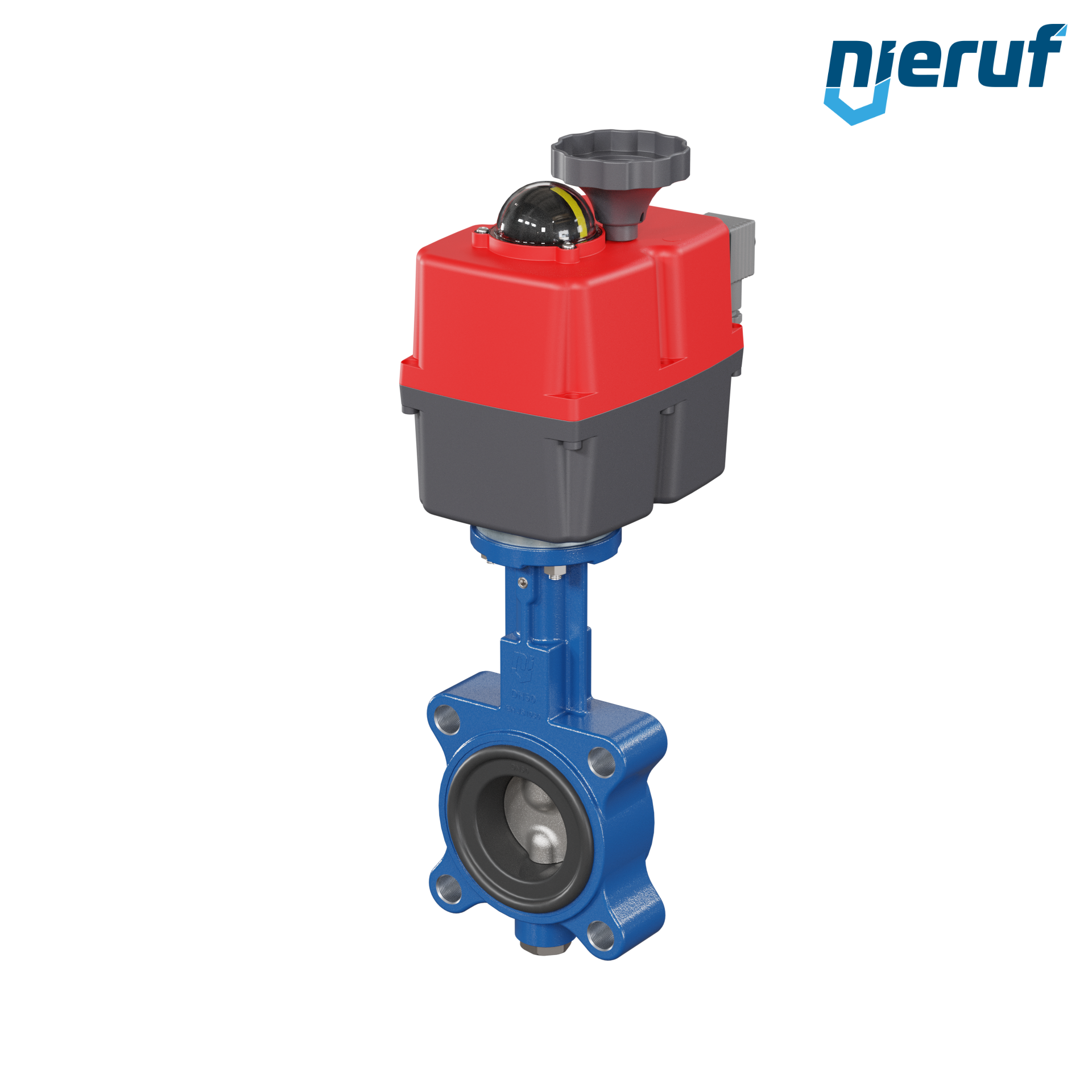 Butterfly valve DN 50 Lug type electric actuator 24-240V DVGW drinking water