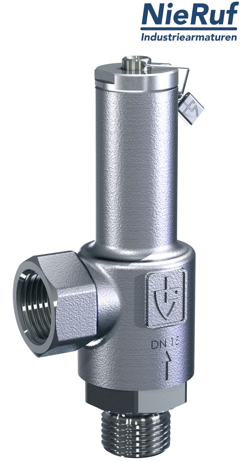 pressure regulator valve 1 1/2" inch fm UV04 stainless steel AISI 316L 12,0 - 20,0 bar